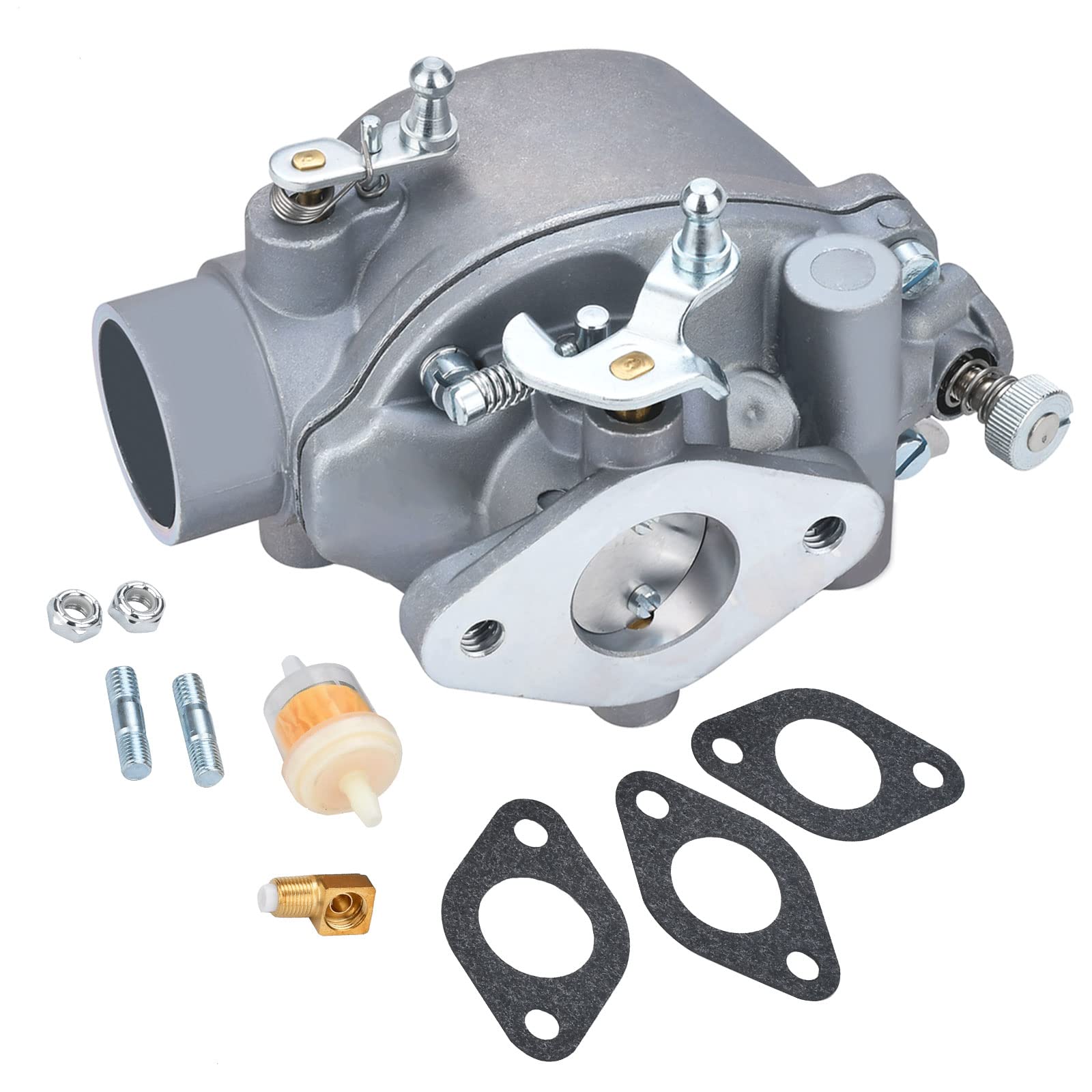 Nakuuly 8N9510C Marvel Schebler Carburetor For Ford Tractor With Gasket And Bolts Compatible With Ford Tractor 2N 8N 9N 1939-195