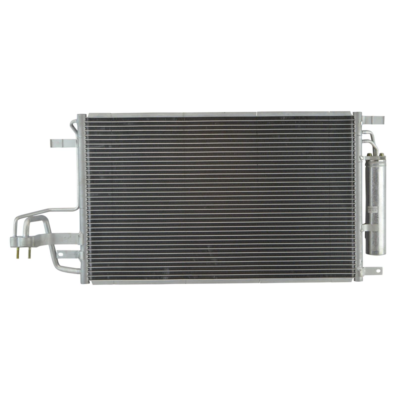 TRQ Air Conditioning A/C Condenser Receiver Drier Compatible with 2005-2009 Hyundai Tucson 2005-2010 Kia Sportage HY3030133 KI30