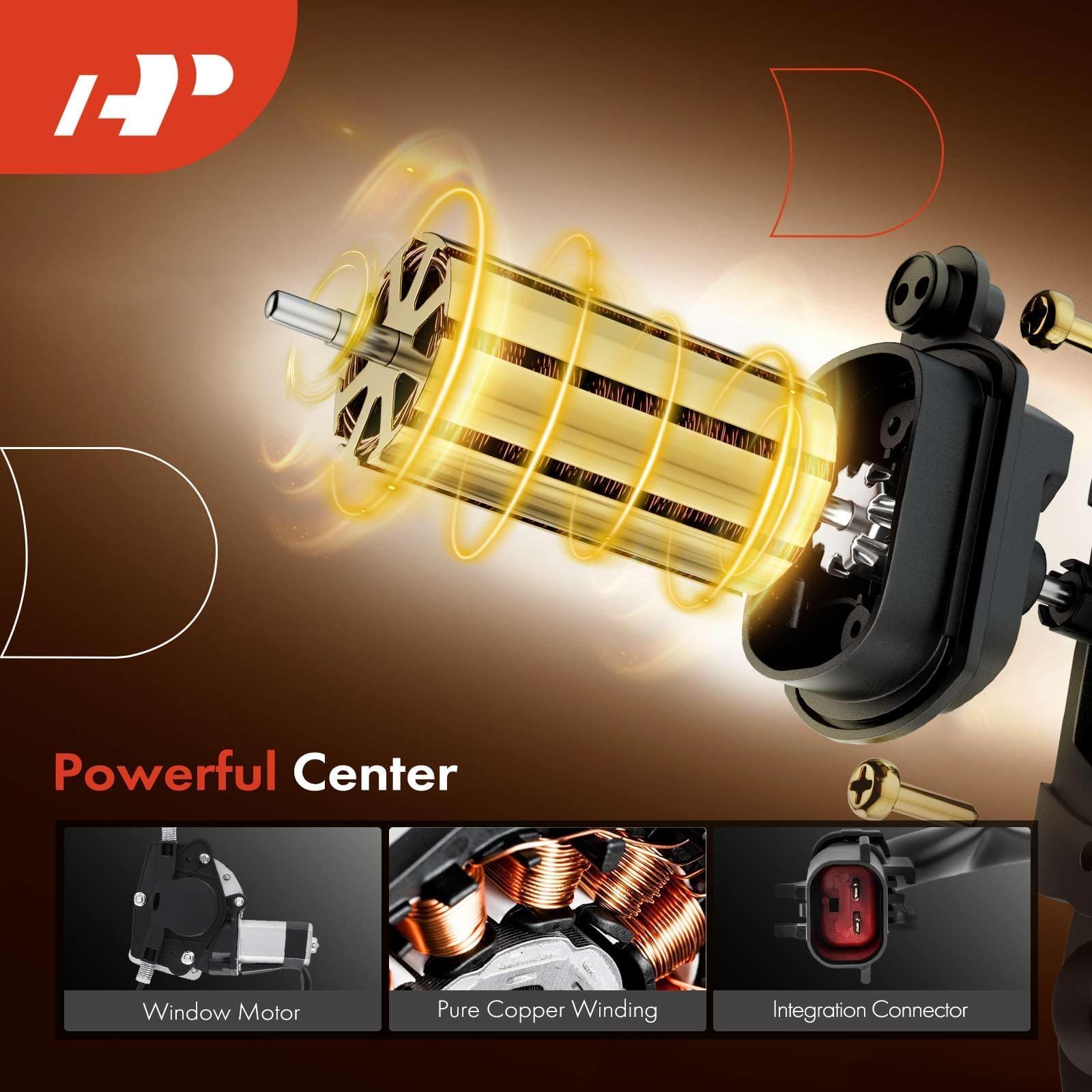 A-Premium Power Window Regulator With Motor Replacement For Jeep Grand Cherokee Wj 2001-2004 Front Left Driver Side