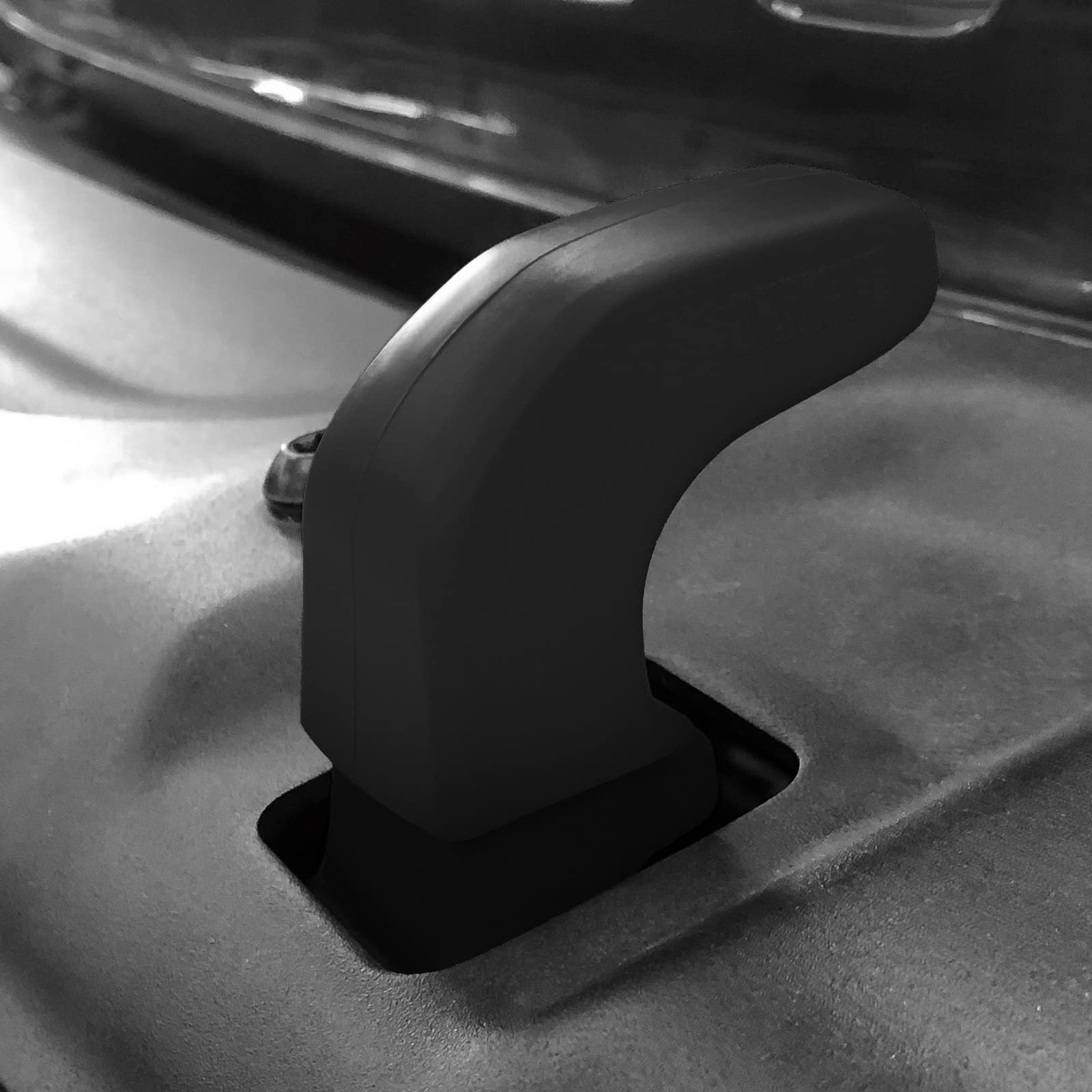 Dkmght Factory Bumper Tow Hook Covers 2Pack For Jeep Wrangler Jk Jl Gladiator Jt 2007-2022 Front Bumpers, Adds Cushioned Grip To Tow Strap Recovery (Black)