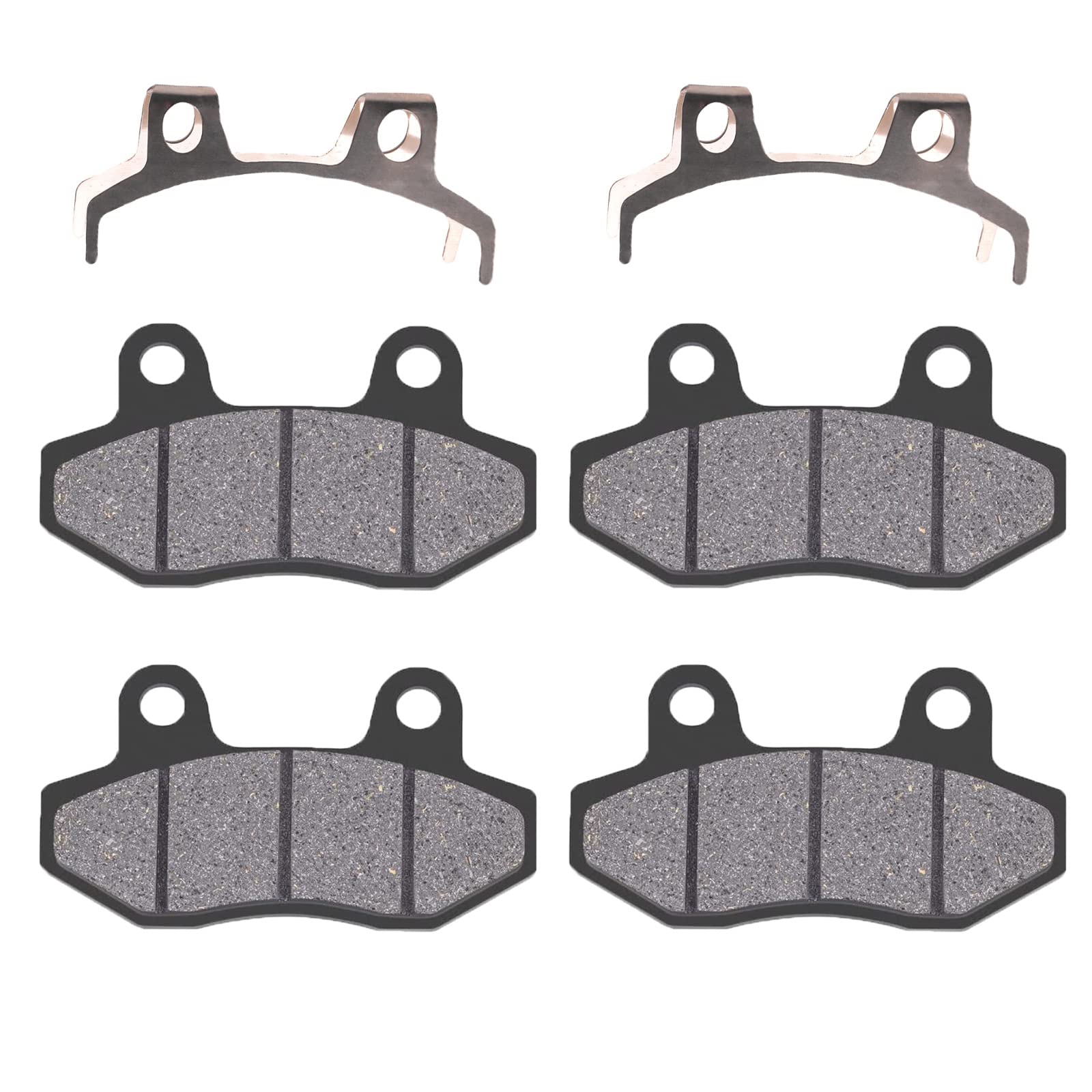 2PCS Brake Pads Set for 150cc 200cc 250cc ATV Dirt Bike Pit Bike Go Kart,Yerf-Dog Spiderbox 150cc GX150 go kart Gy6 49cc 50cc 12