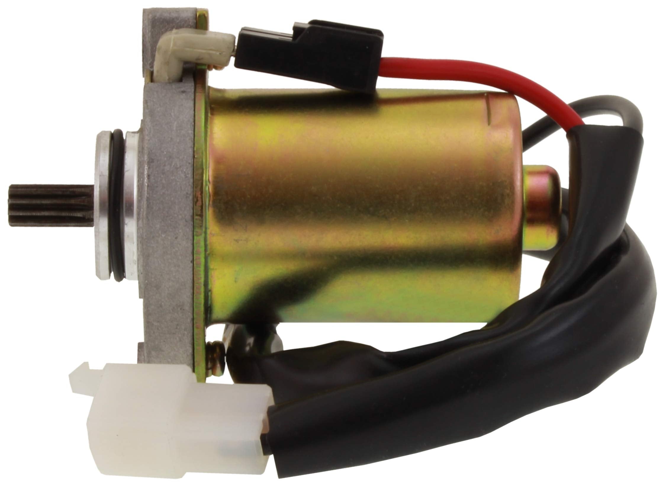 New Mitsuba Starter for E-Ton ATV AXL/TXL/Lightning/Viper 49-50cc, E-Ton Scooter Beamer/Matrix 49cc & Polaris ATV Scrambler 50 49cc 2001 2002 2003 0450532 650239 242-06129 RS41238 71-26-18642