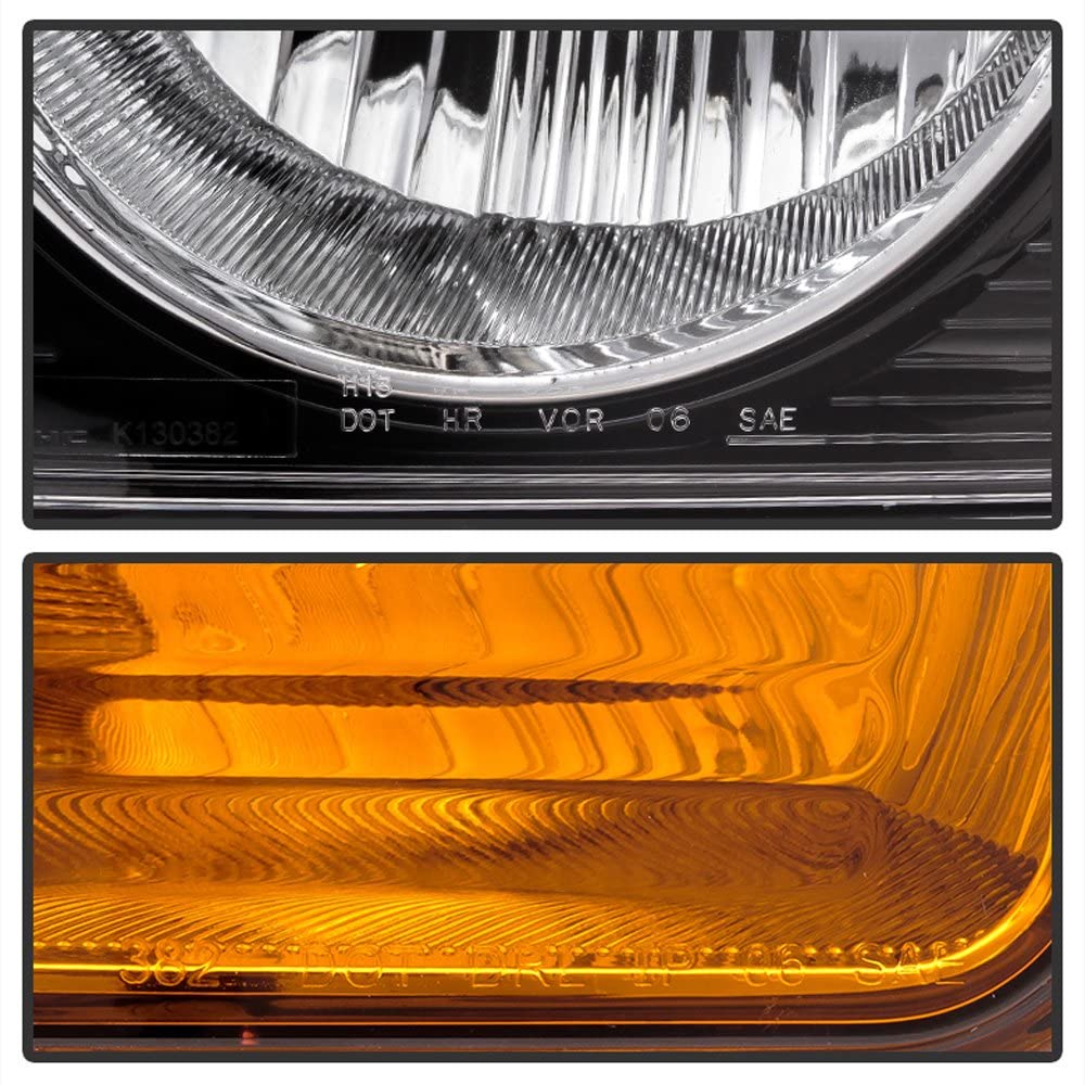 Acanii - For 2006-2010 Hummer H3 H3T Headlights Headlamps Aftermarket Driver + Passenger Side 06-10 Pair