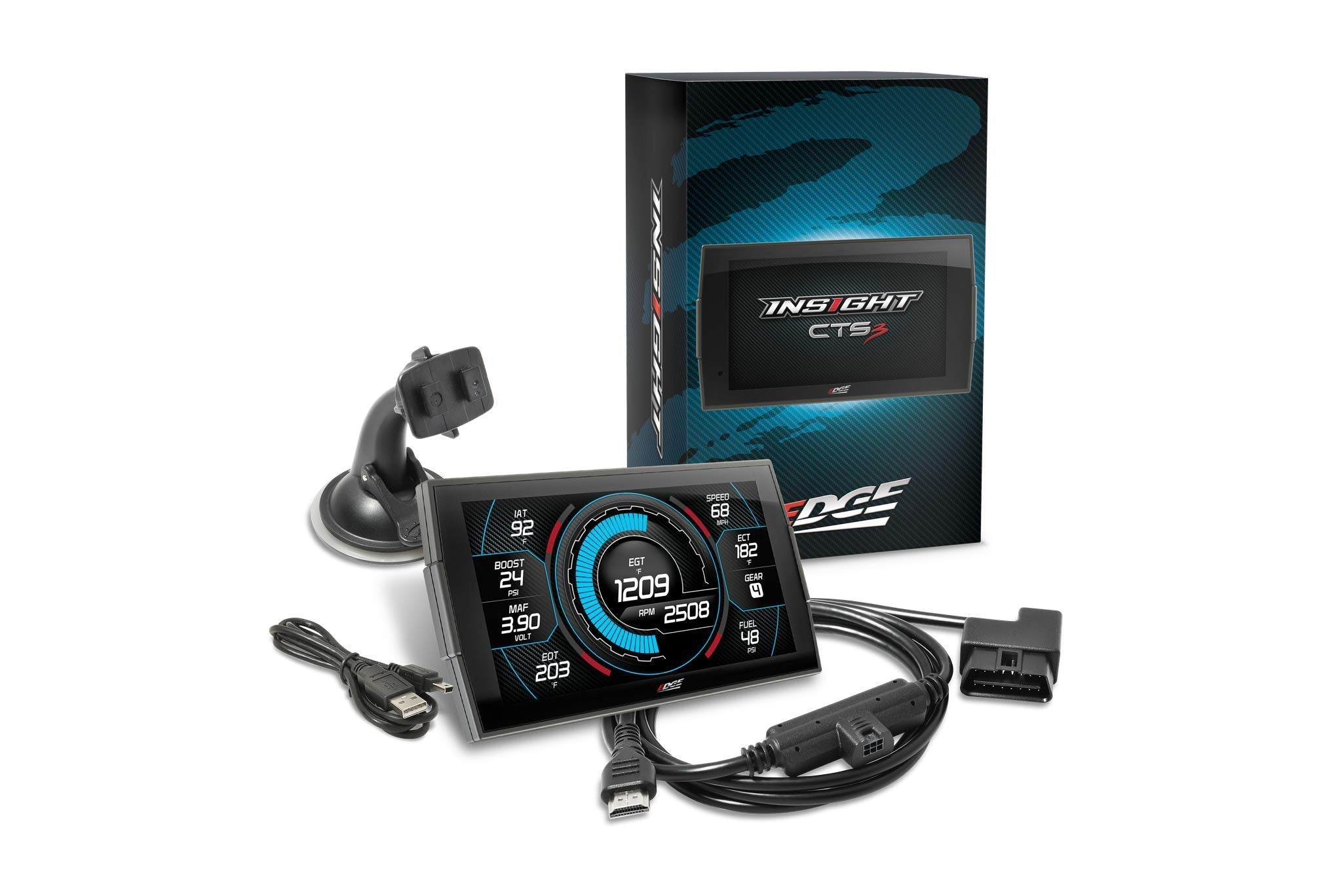 Edge Insight Cts3 Digital Gauge, Compatible With 1996 & Up Obd-Ii Vehicles. 84130-3
