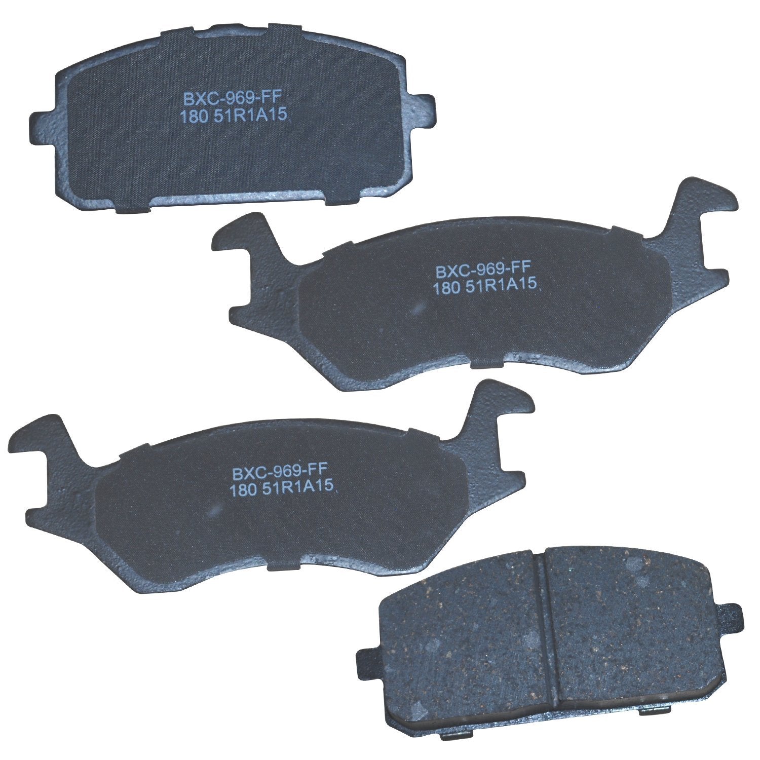Bendix Premium Sbc180 Ceramic Front Brake Pads For Toyota Starlet 1984-1981, Tercel 1982-1980