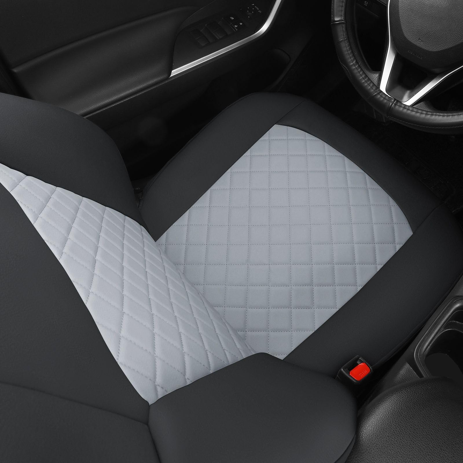 GIANT PANDA Custom Fit 2 Pack Front Car Seat Covers Fit for Toyota Corolla 2020 2021 2022 2023 2024 2025 Hybrid (LE,SE,XLE), Str