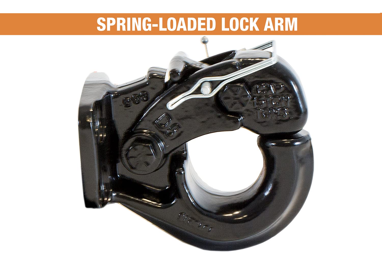 Buyers Products Ph15 15 Ton Pintle Hook, Mgtw 30,000 Lbs, 6,000 Lbs Mvl Pintle Hitch, Mounting Kit Sold Separately