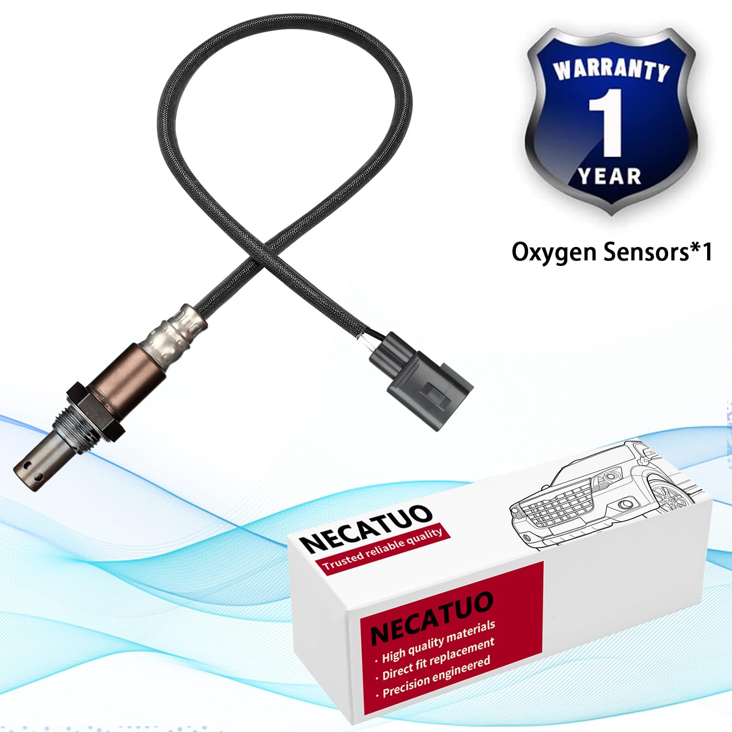 Necatuo 234-9040 Upstream O2 Oxygen Sensor (Set Of 1) Compatible With Honda Accord Dx Ex Ex-L Lx Lx Se Special Edition Value Pac