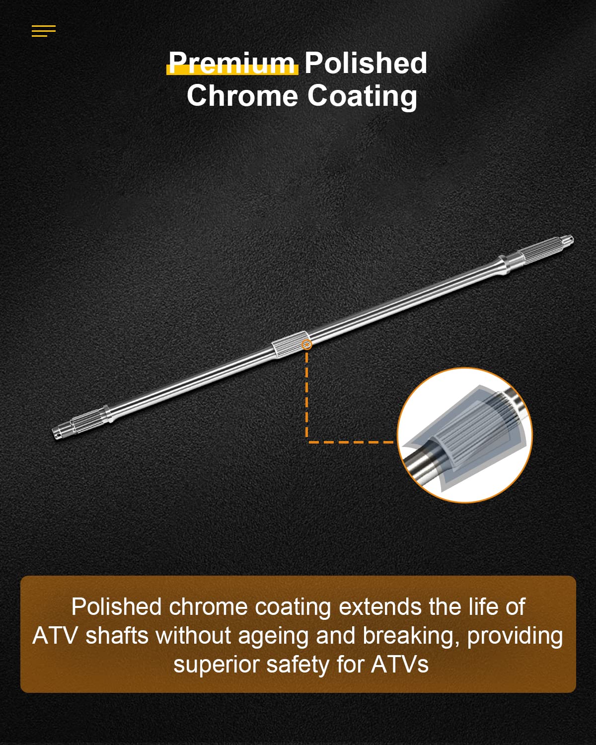 OCPTY Rear Wheel Axle fits for Honda Foreman 400 450 1998-2004 FourTrax Foreman 400 42311-HM7-A02 1995-2003