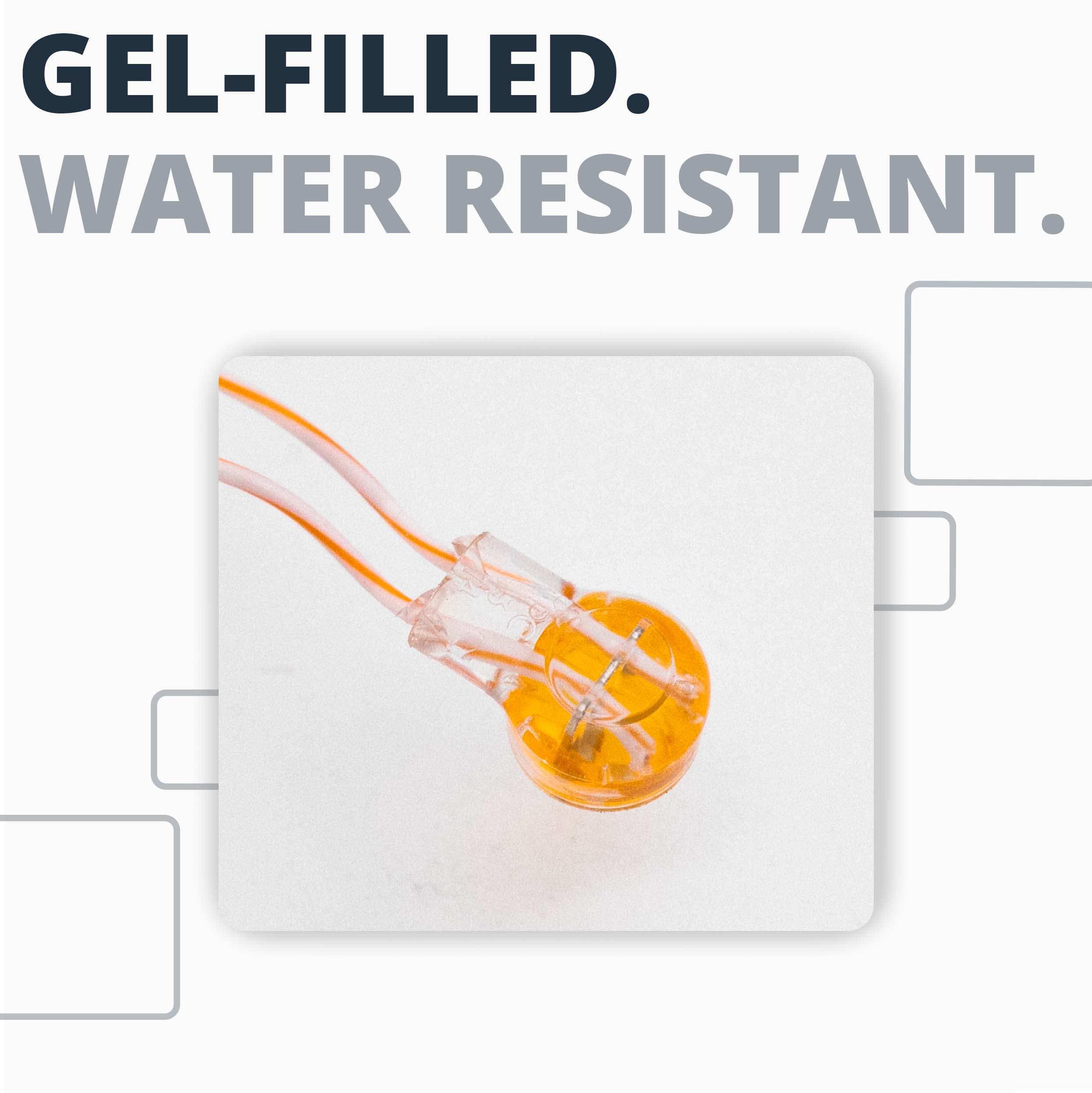 Rebuild Skills Corning UY Presslok 100pk Moisture Resistant Splice Terminals for 2 Insulated Wires, Electrical, Automotive, Oil,