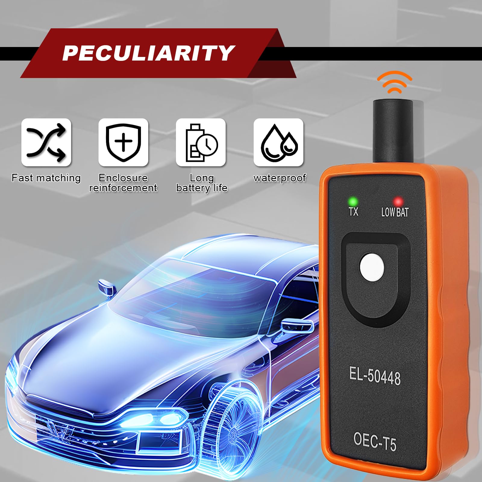 GM Automotive Tire Pressure Monitor - Tire Sensor Reset Tool Car Accessories EL-50448 Compatible with Most GM Series Vehicles