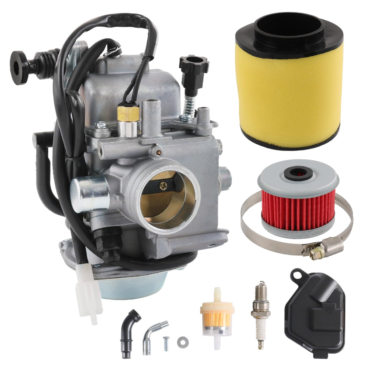 Radhlbniu Carburetor Compatible With Honda Trx350Es/Fe/Fm/Te/Tm Rancher 2000-2006, Trx450Fe/Fm/Es/S Foreman 1998-2004, Trx350/300Fw Fourtrax