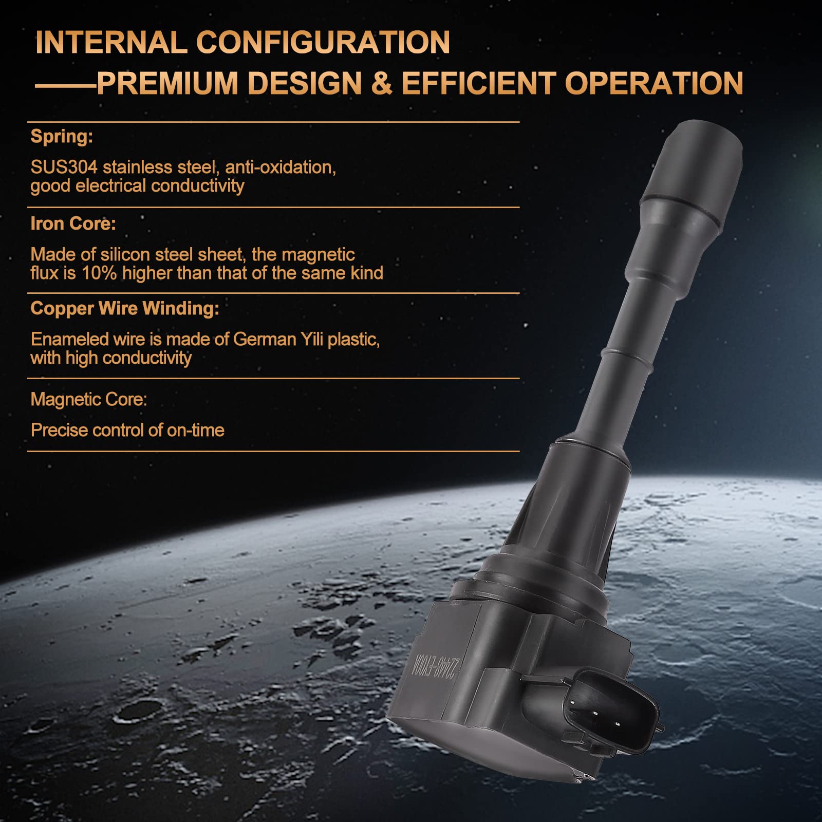 BLPextrm Ignition Coil Pack UF617 for Nissan Infiniti 370Z G37 M37 Q50 Q60 Q70 QX50 QX70 V6 3.7L Replacement