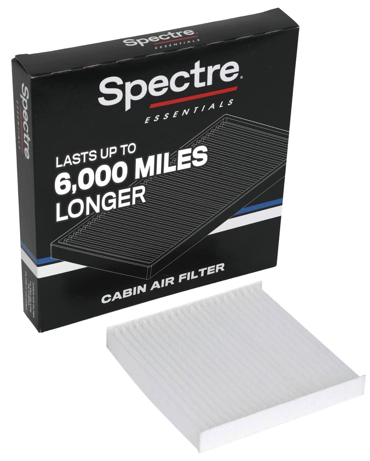 Spectre Essentials Cabin Air Filter By K&N: Premium, 50-Percent Longer Life: Fits Select 2011-2018 Jeep Wrangler, Spc-1010
