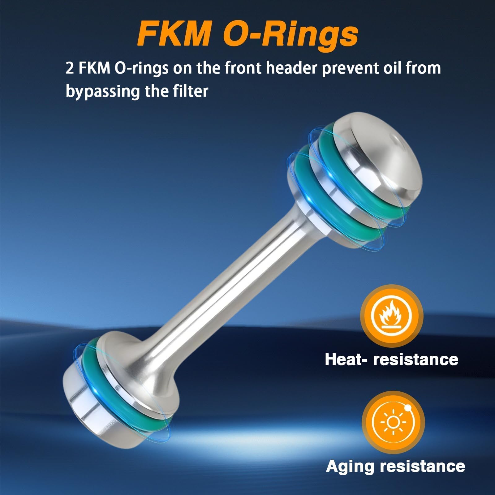 EVRBUL Engine Block Oil Gallery Plug Billet Aluminum Rear Passage Plug Oil Diverter Barbell Dumbbell Shaped Oil Galley Plug Comp