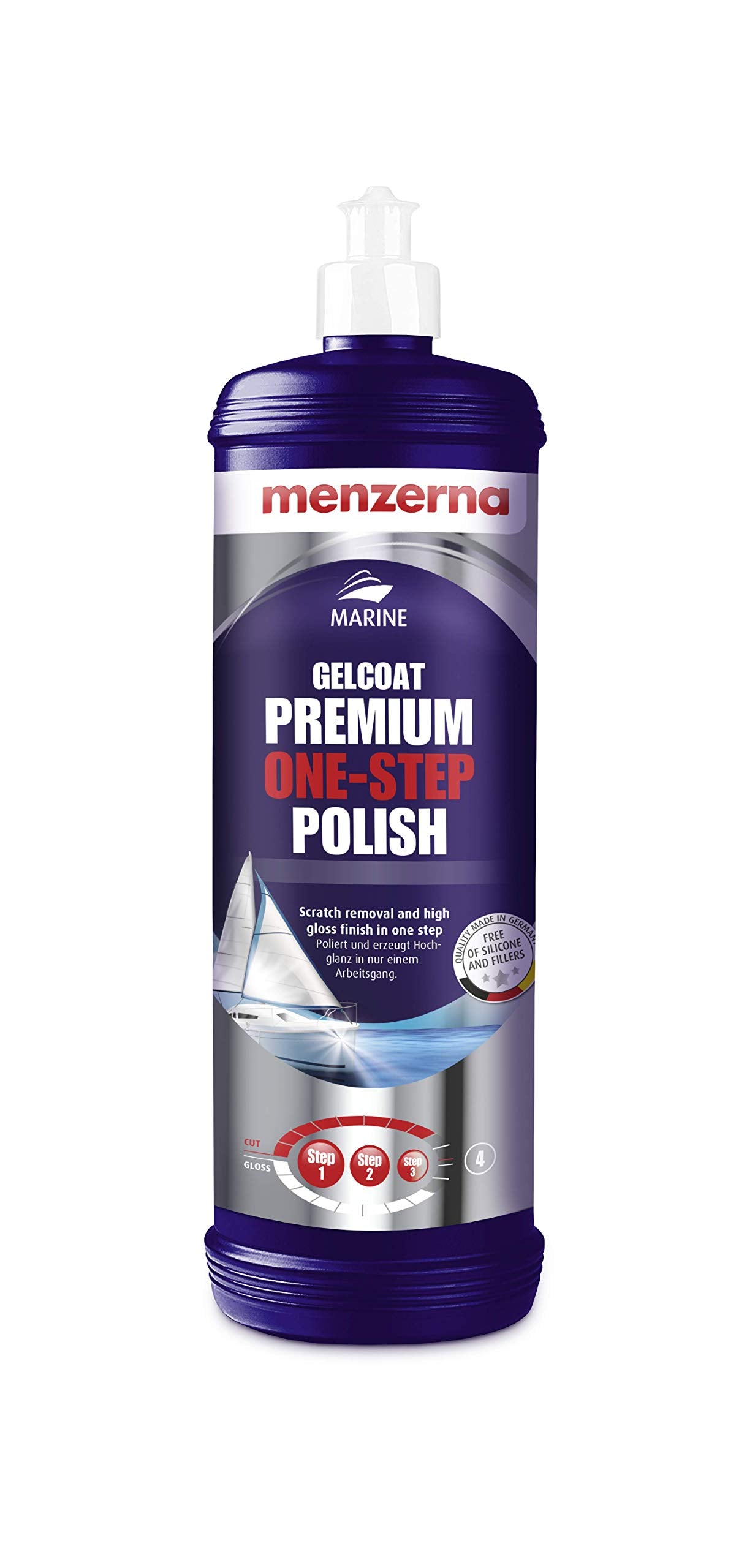 Menzerna Marine One Step Polish 32 Oz (Polishes To A High Gloss In Just One Process Step)