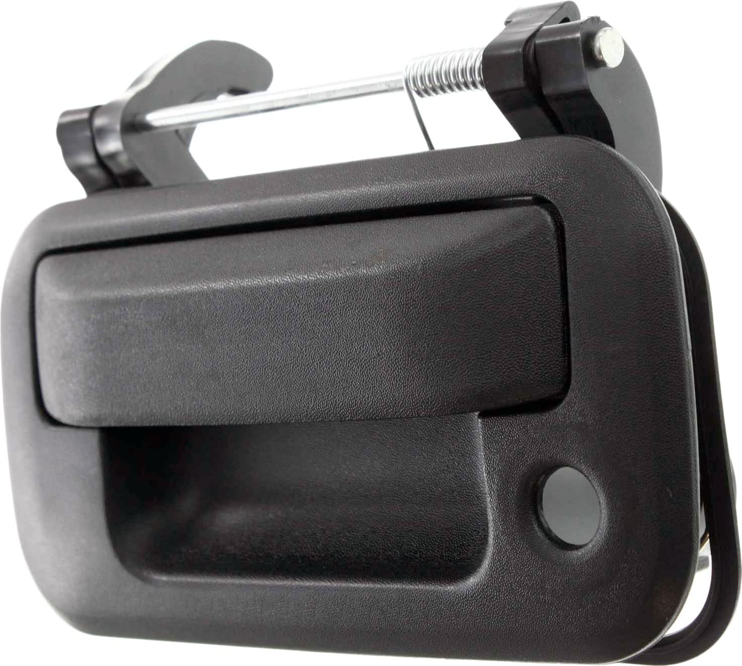 Evan Fischer Tailgate Handle Compatible with 2007-2010 Ford Explorer Sport Trac, Fits 2006-2008 Lincoln Mark LT Textured Black with Key Hole, For Models With Lock Provision FO1915111