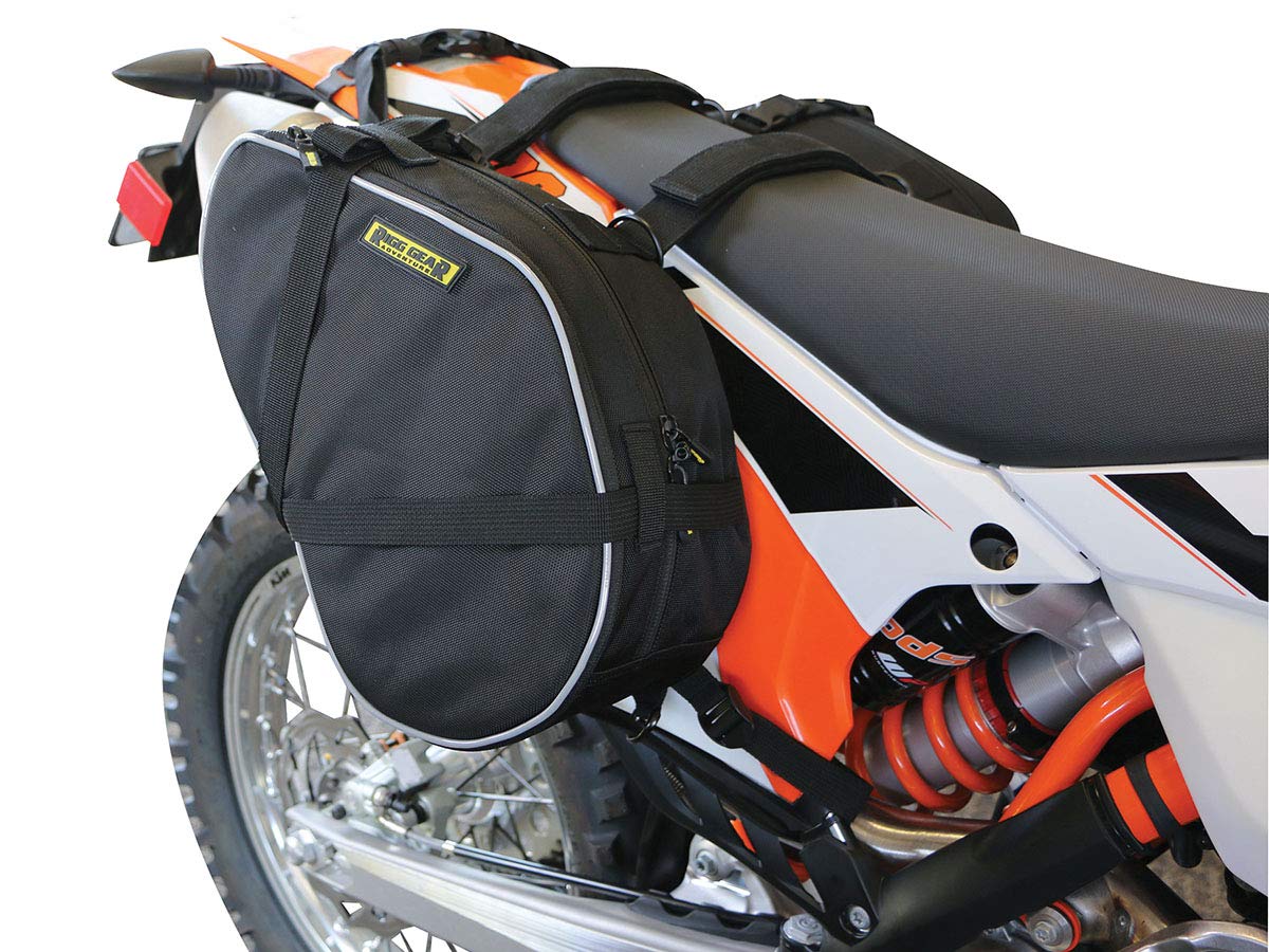 Nelson-Rigg Black Dual Sport Enduro Saddlebags, Fits Most Dual Sport/Enduro Ktm Honda Yamaha & Suzuki Models