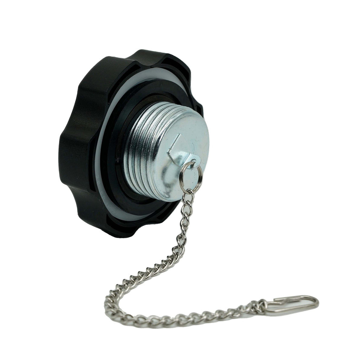Jmchstore Threaded Vented Gas Cap W/Chain For Mtd Snow Blower, Predator 212 Engine, Coleman Sk100 Go Kart, Screw On Gas Cap For 