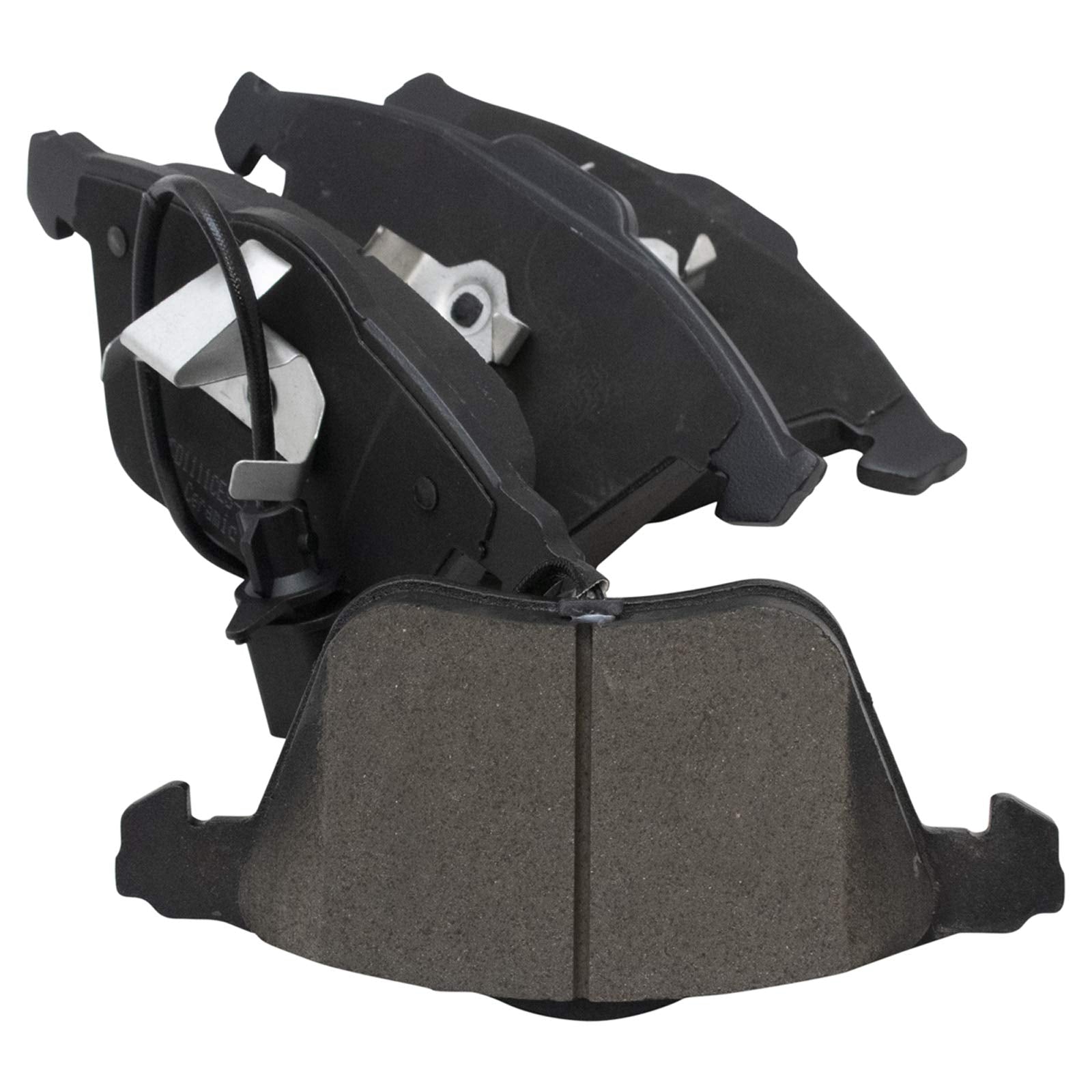 Trq Front Brake Pads Ceramic Compatible With 2005-2009 Audi A4 A4 Quattro 2007-2011 A6 2005-2011 A6 Quattro 2004-2006 S4 2009 Tt