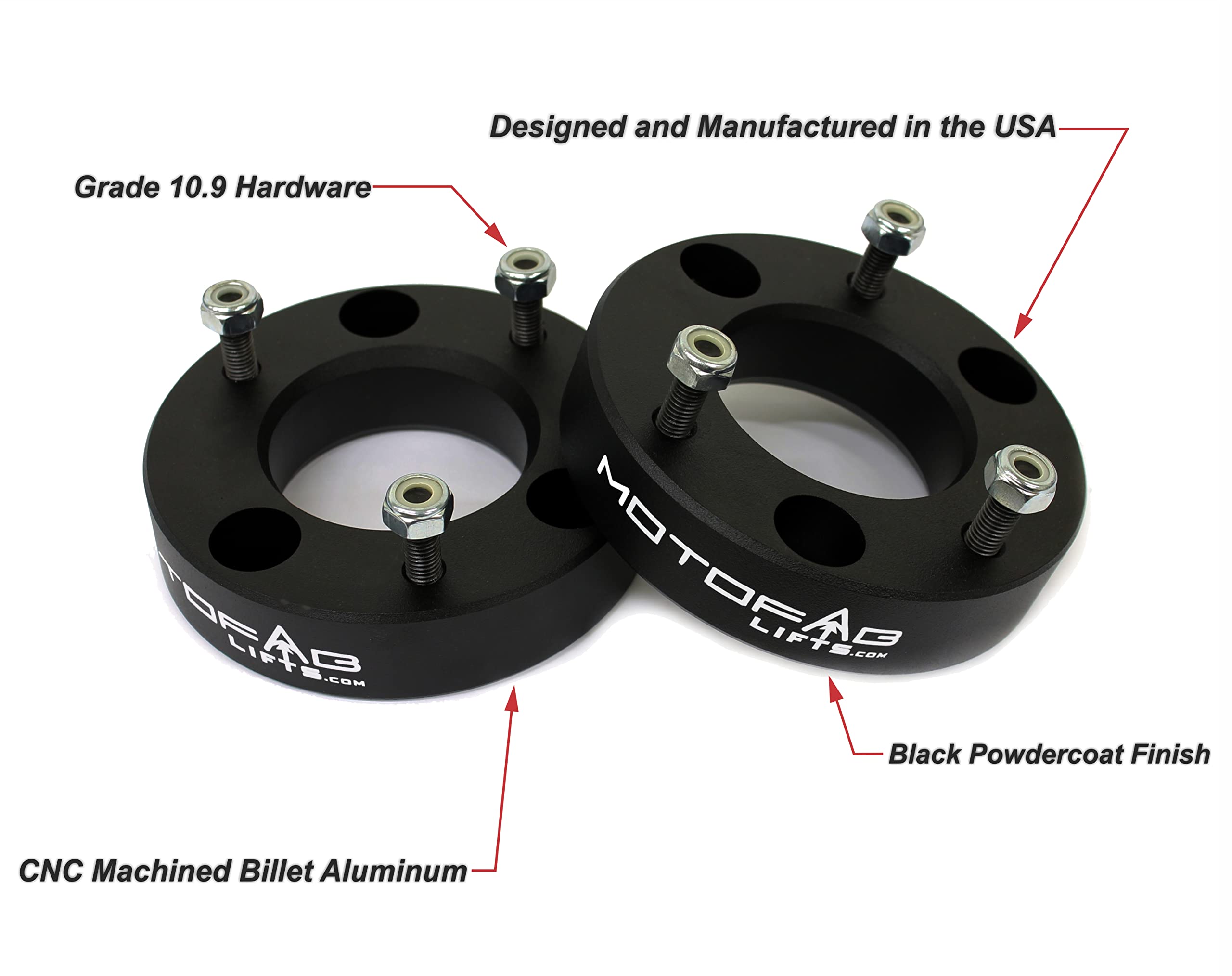 Motofab Lifts F150-2 - 2 In Front Leveling Lift Kit That Is Compatible With F150