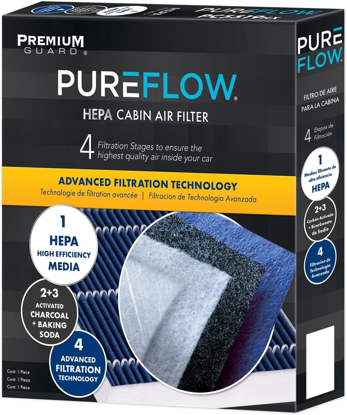 PureFlow HEPA Cabin Air Filter PC99266HX|Fits 2022-18 Toyota C-HR