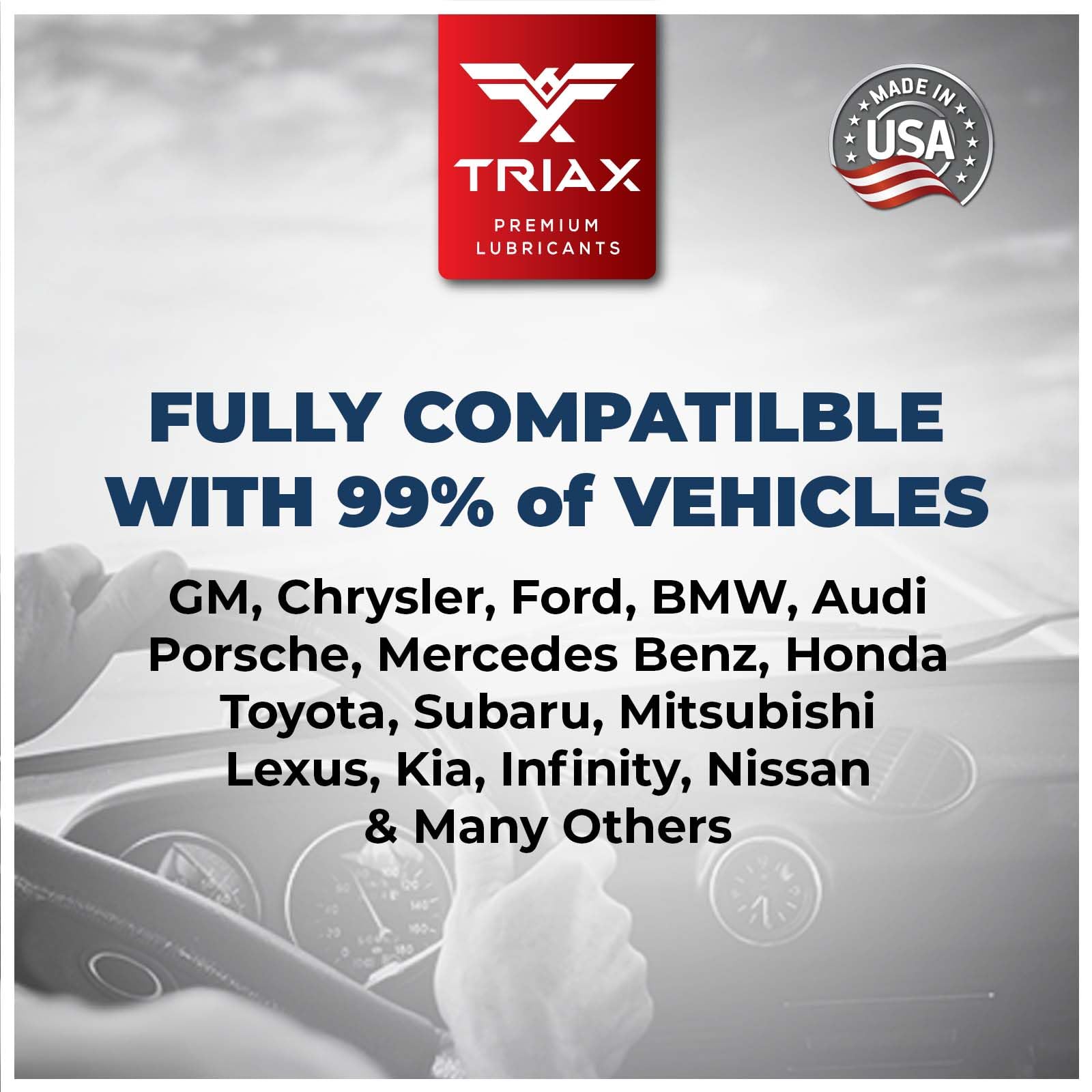 Triax Oem Grade Psf Power Steering Fluid, Synthetic, Universal, Arctic Grade -50 Cold Flow, Fits Most Asian, Us, And European Cars, Full Synthetic With Esters, Widest Spec Application (1 Quart)