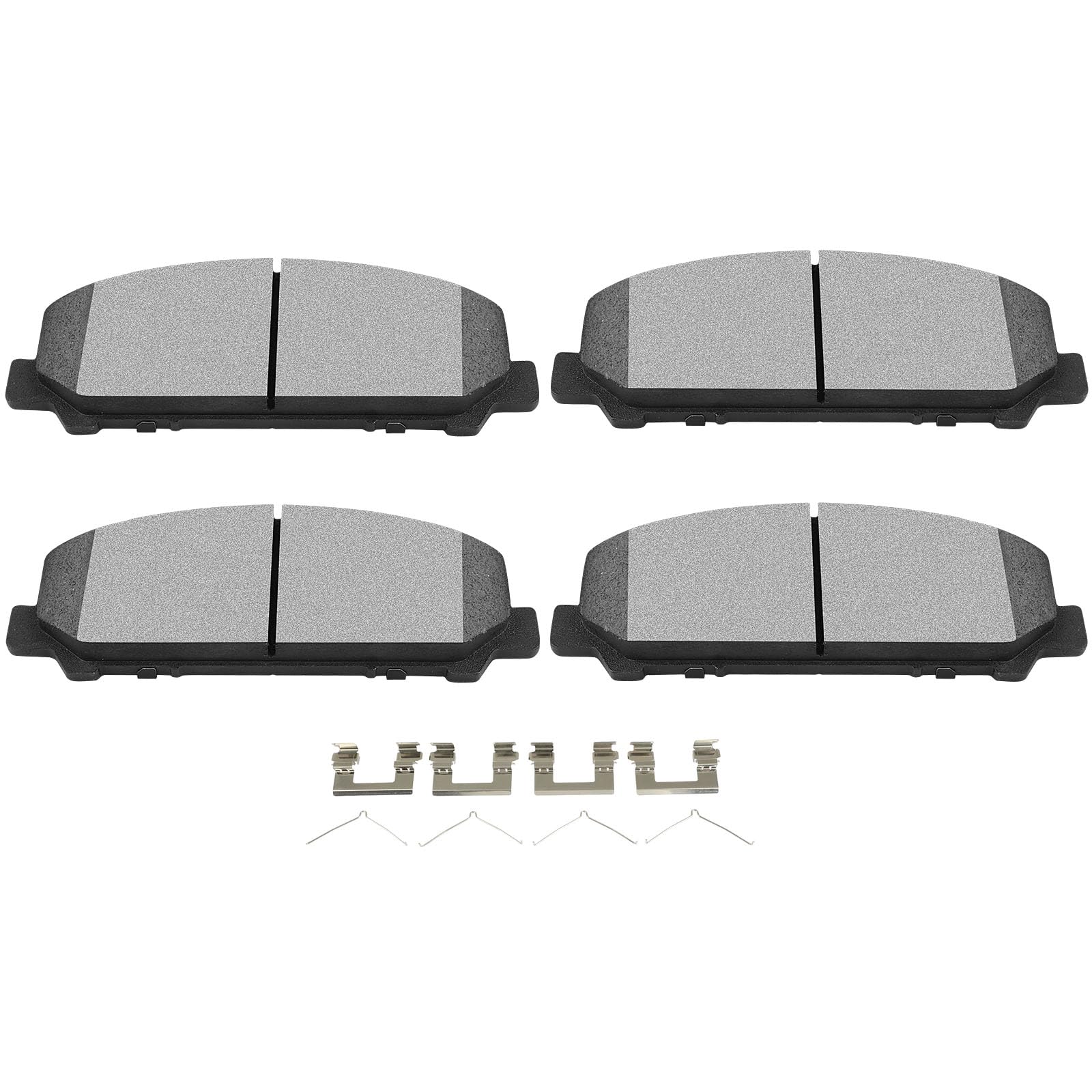 Scitoo D1509 Ceramic Brake Pads Sets Front W/Hardware Replacement For Infiniti For Qx56 / For Qx80,For Nissan For Armada/For Tit