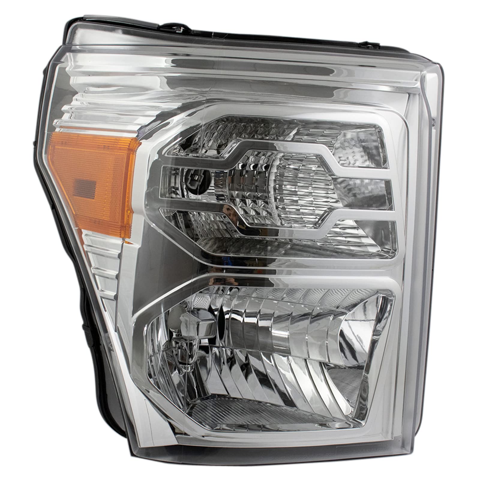 Trq Driver & Passenger Side Headlight Assembly Set Headlights Driver & Passenger Side Compatible With 2011-2016 Ford F-250 Super