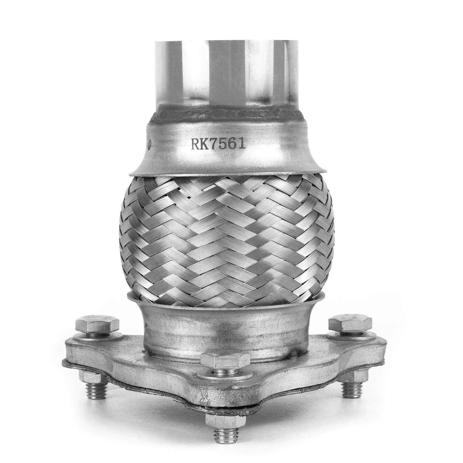 Rp Remarkable Power, Rk7517-2.5'' X 8''Heavy Duty Stainless Stain Exhaust Flex Pipe, 2 Pack