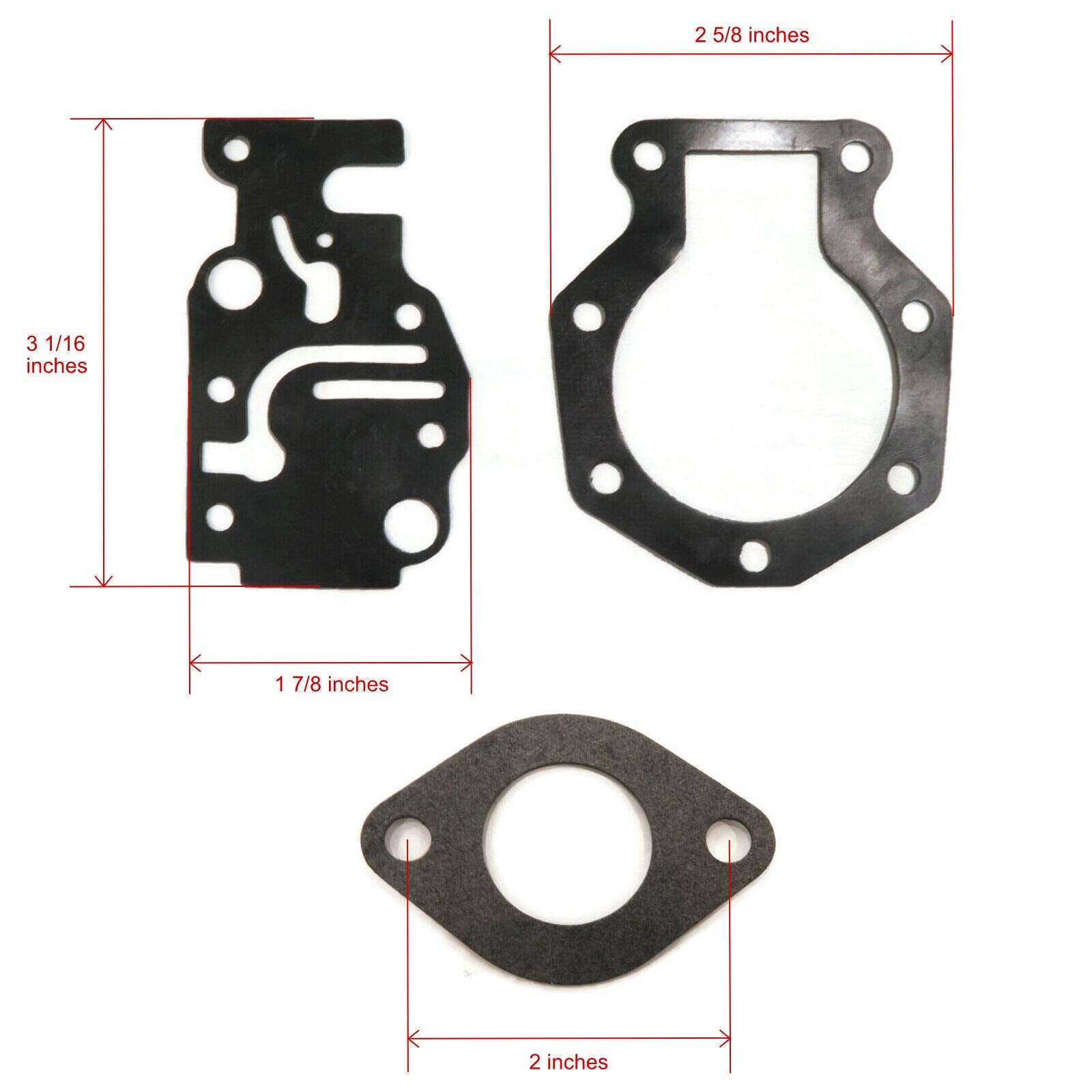 The Rop Shop | Carburetor Repair Kit For Omc, Johnson, Evinrude 439073, 431897, 0439073 Engines