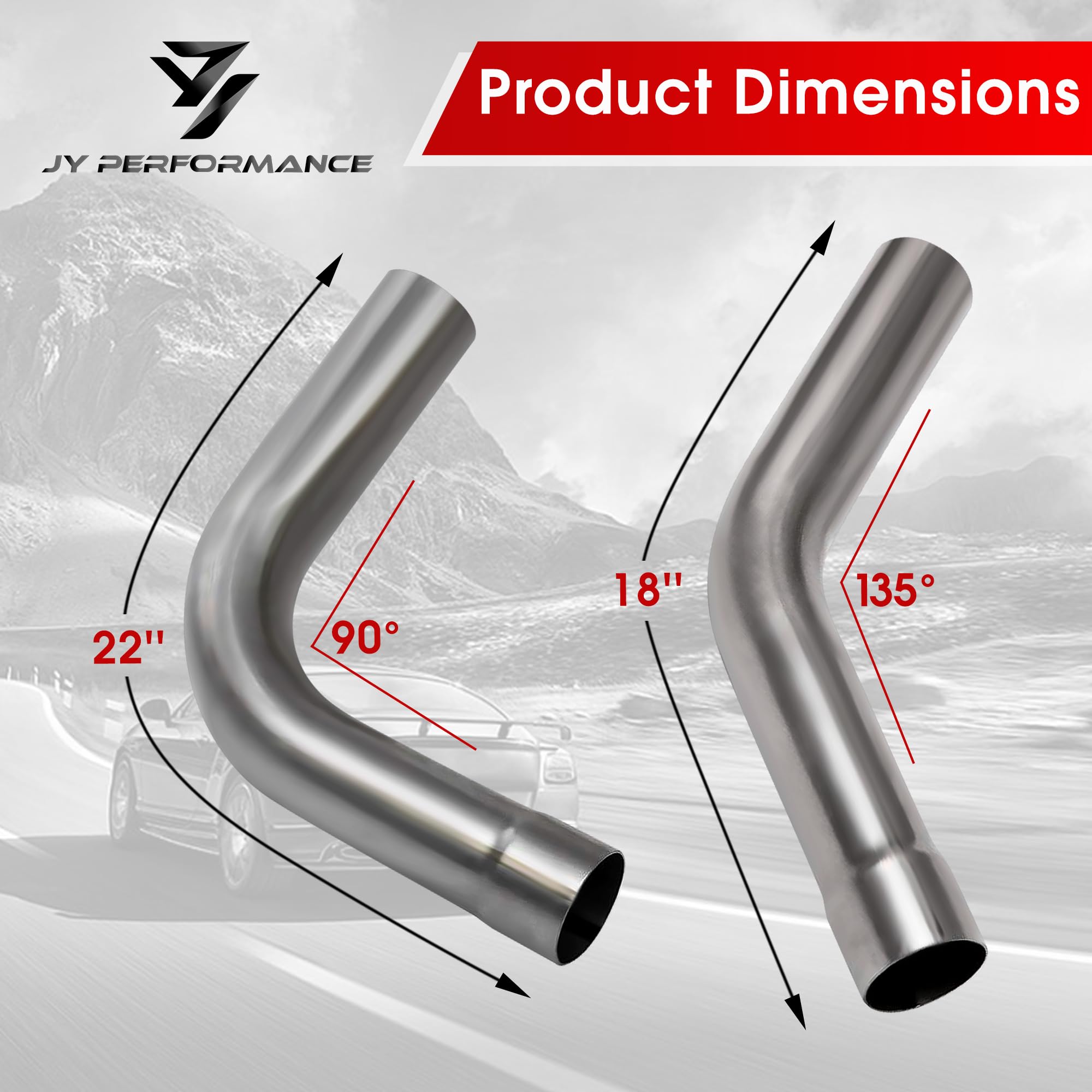 3'' Mild Steel Custom Exhaust Kit Tubing Mandrel Bend Pipe Straight & U-Bend Universal 8Pcs