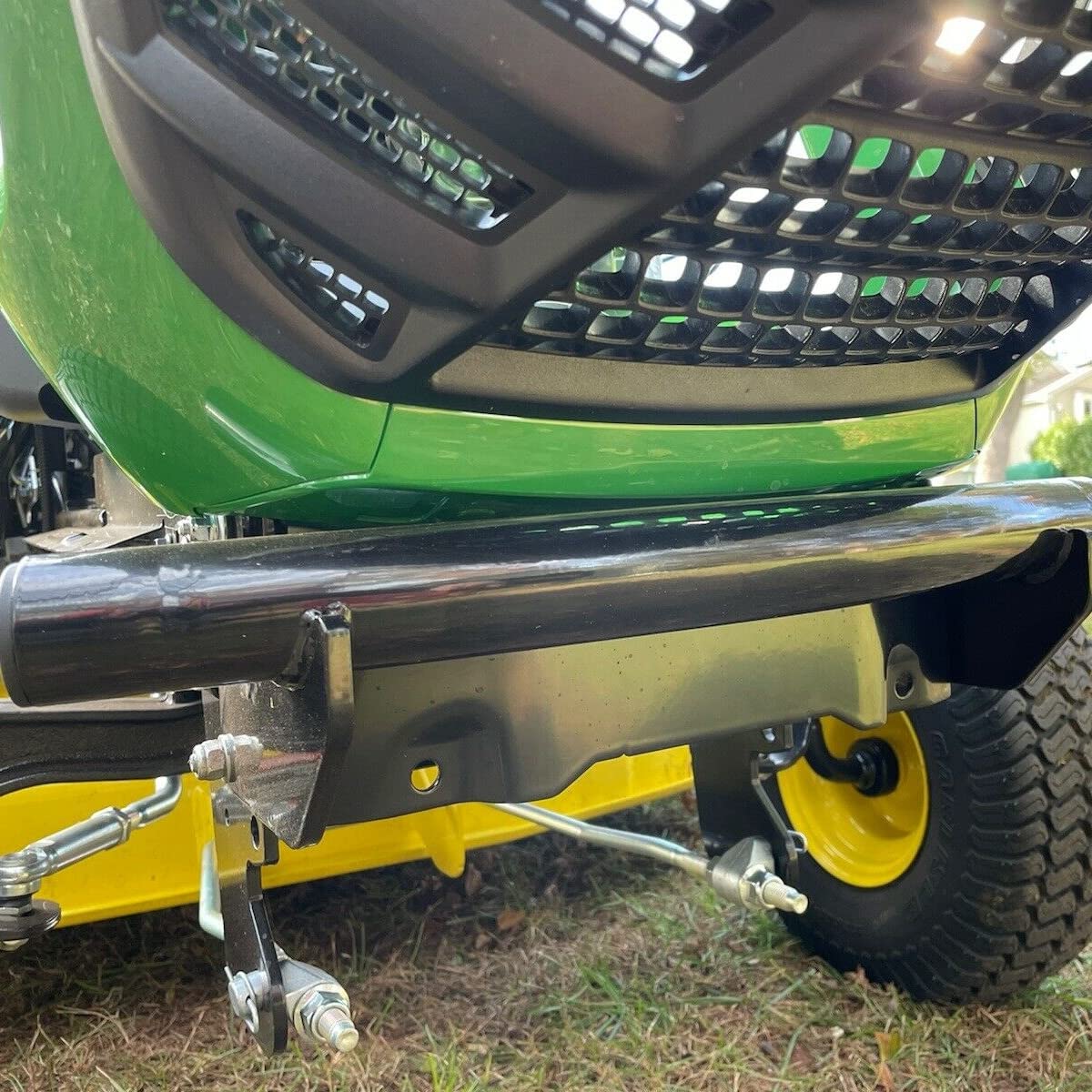 ECOTRIC Front Bumper Guard Protector Compatible with John Deere X300, X304, X310, X320, X324, X350, X360, X300R, X500, X520, X53