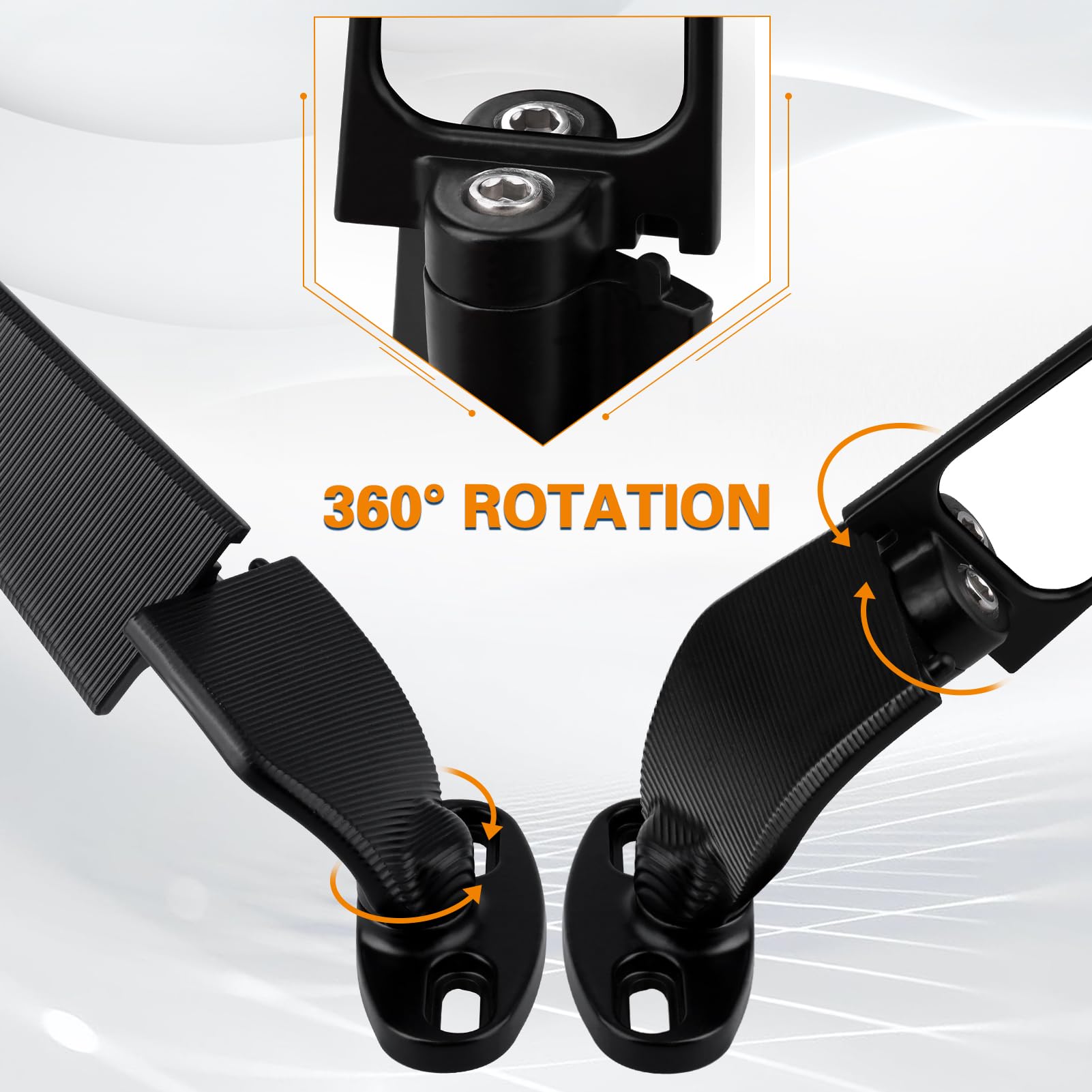 Ninja 400 Mirror Compatible With Kawasaki Ninja 400 250 300 650 Zx6R Zx10R H4