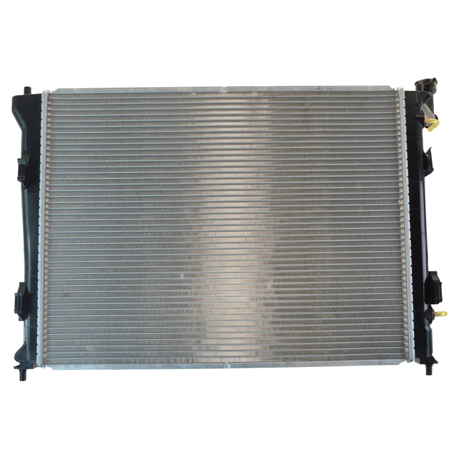 Trq Radiator Assembly Aluminum Core Compatible With 07-10 Hyundai Elantra Cu2928 Hy3010158
