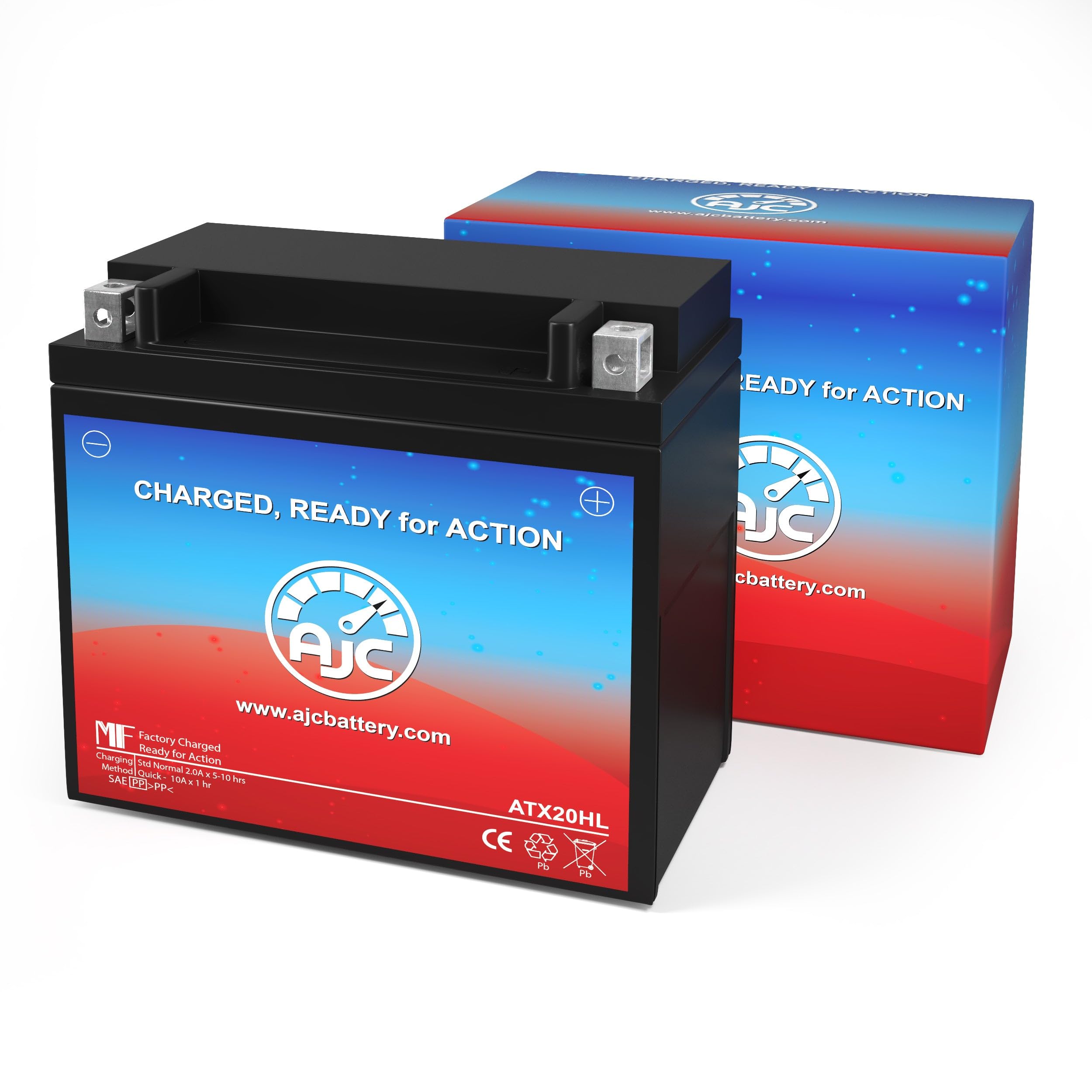 AJC Battery Compatible with Harley-Davidson Dyna Wide Glide FXDWG 1450CC Motorcycle Battery (1999-2005)
