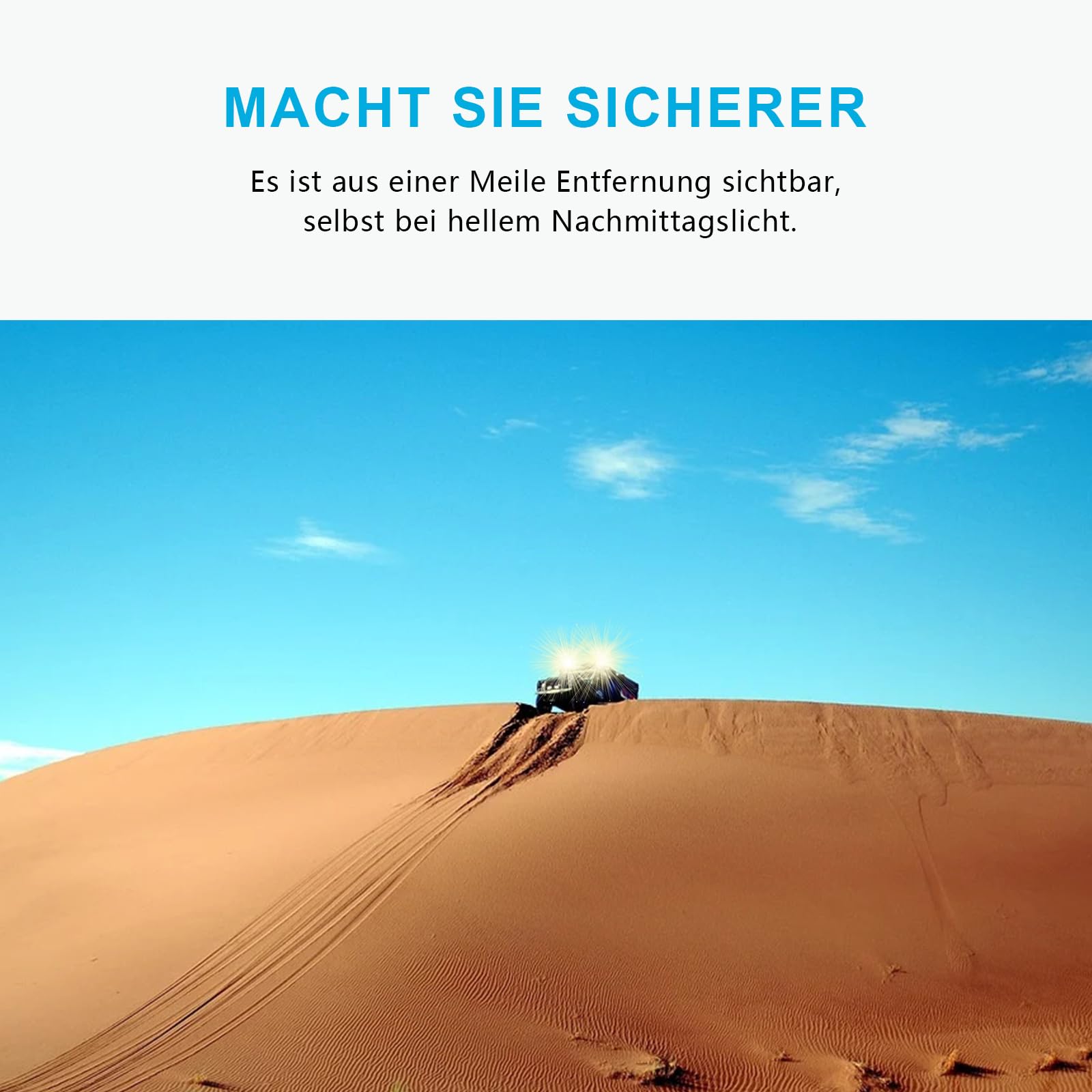 Agrieyes Class I Big Led Beacon Light 6.6'', 80W Automatic Light-Sensitive Warning Caution Lights,Rooftop Permanet Mount Flashin