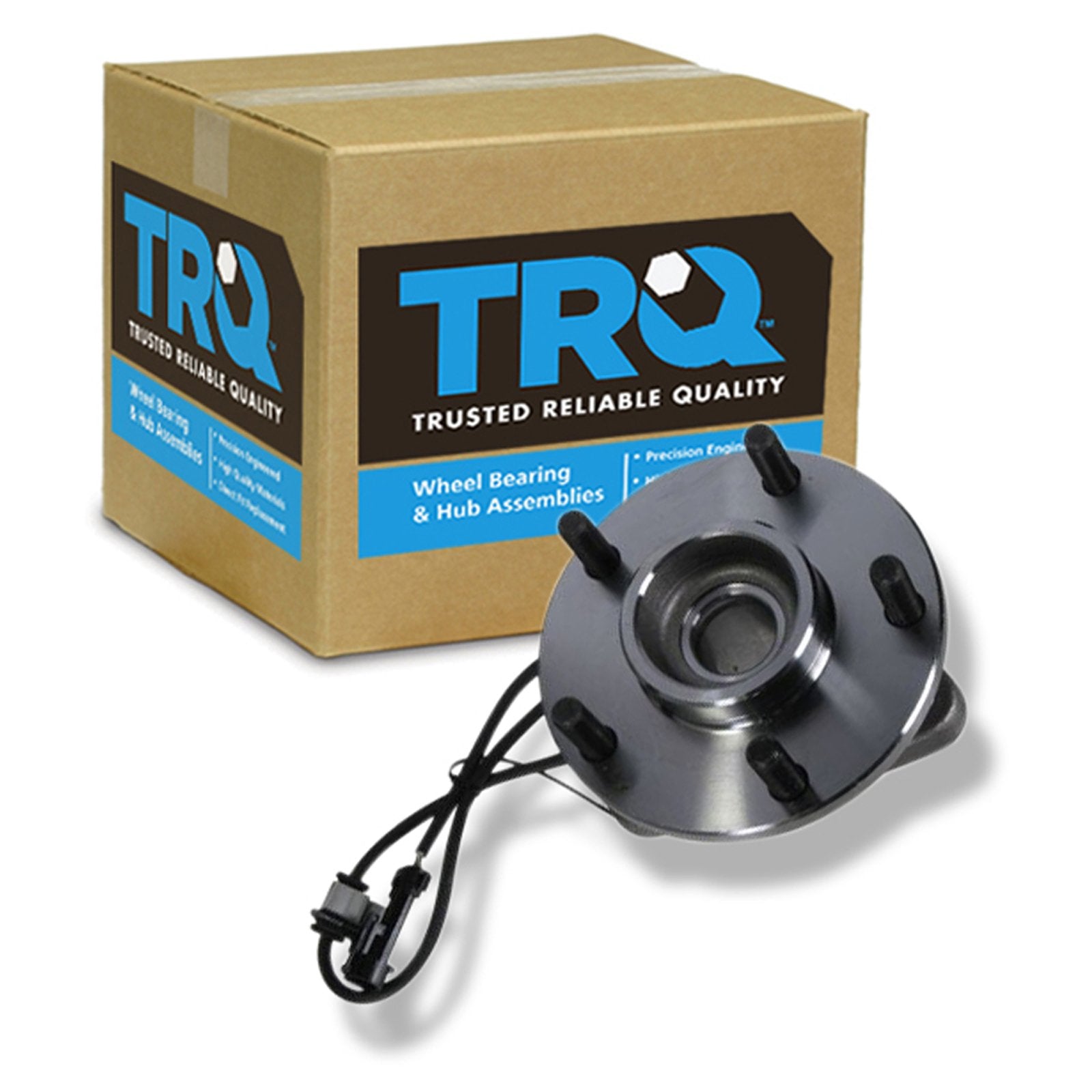 Trq Front Wheel Bearing & Hub Assembly With Abs Sensor Compatible With 1998-2005 Chevrolet Blazer 1998-2001 Gmc Jimmy