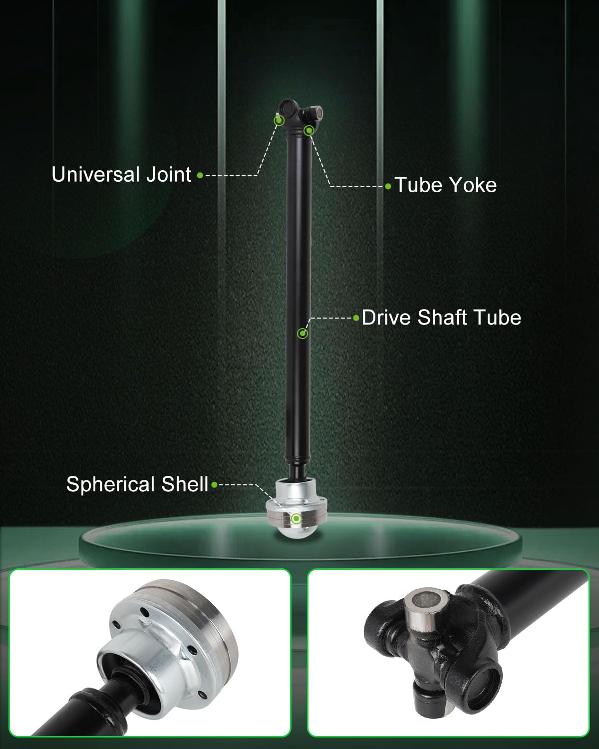 Scitoo 29.92'' Front Drive Shaft Assembly Propeller Shaft Compatible For Ford Explorer 2002-2005,For Lincoln Aviator 2003-2004,F