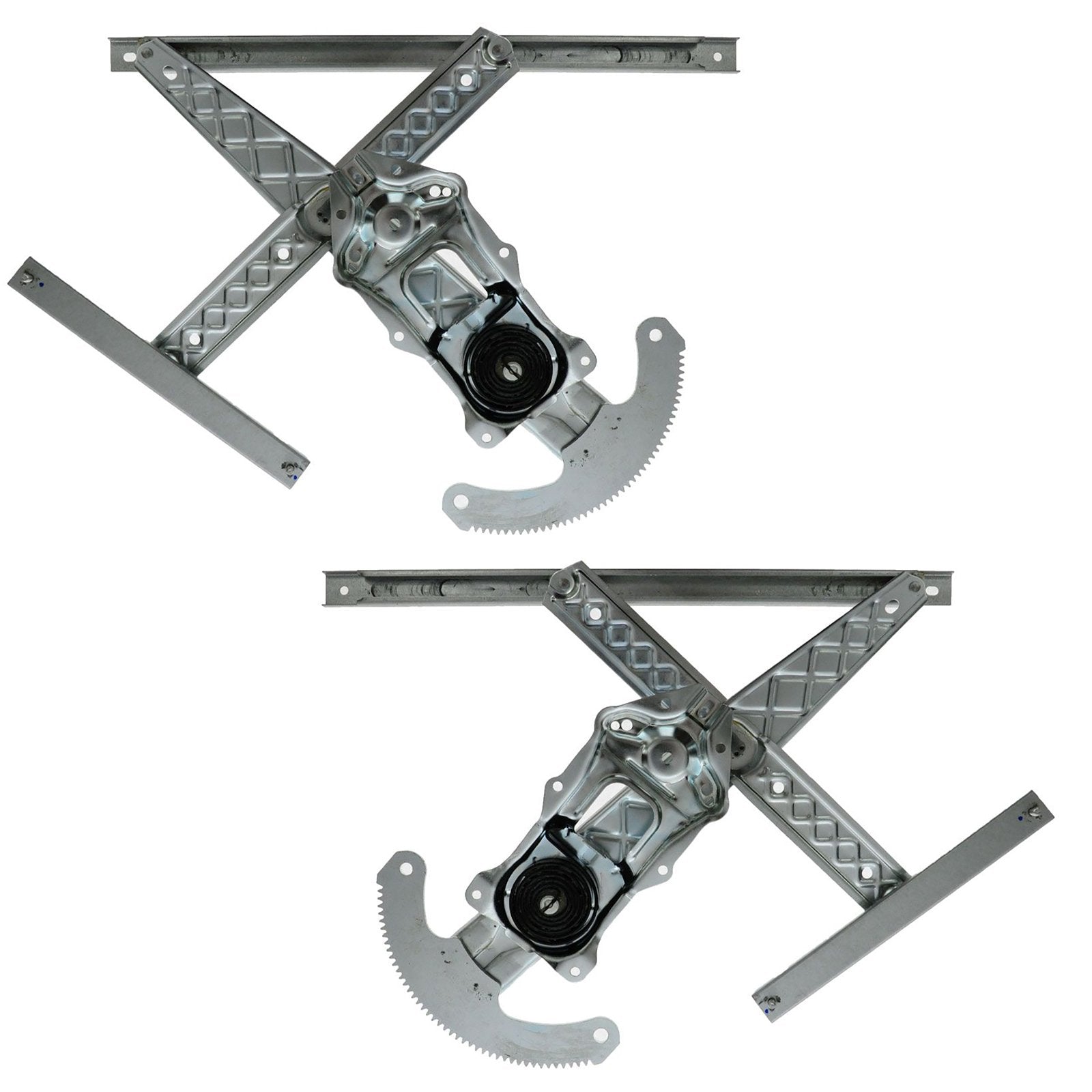 Trq Front Power Window Regulator Set Compatible With 1999-2003 Ford F-150 2004 F-150 Heritage 1999 F-250