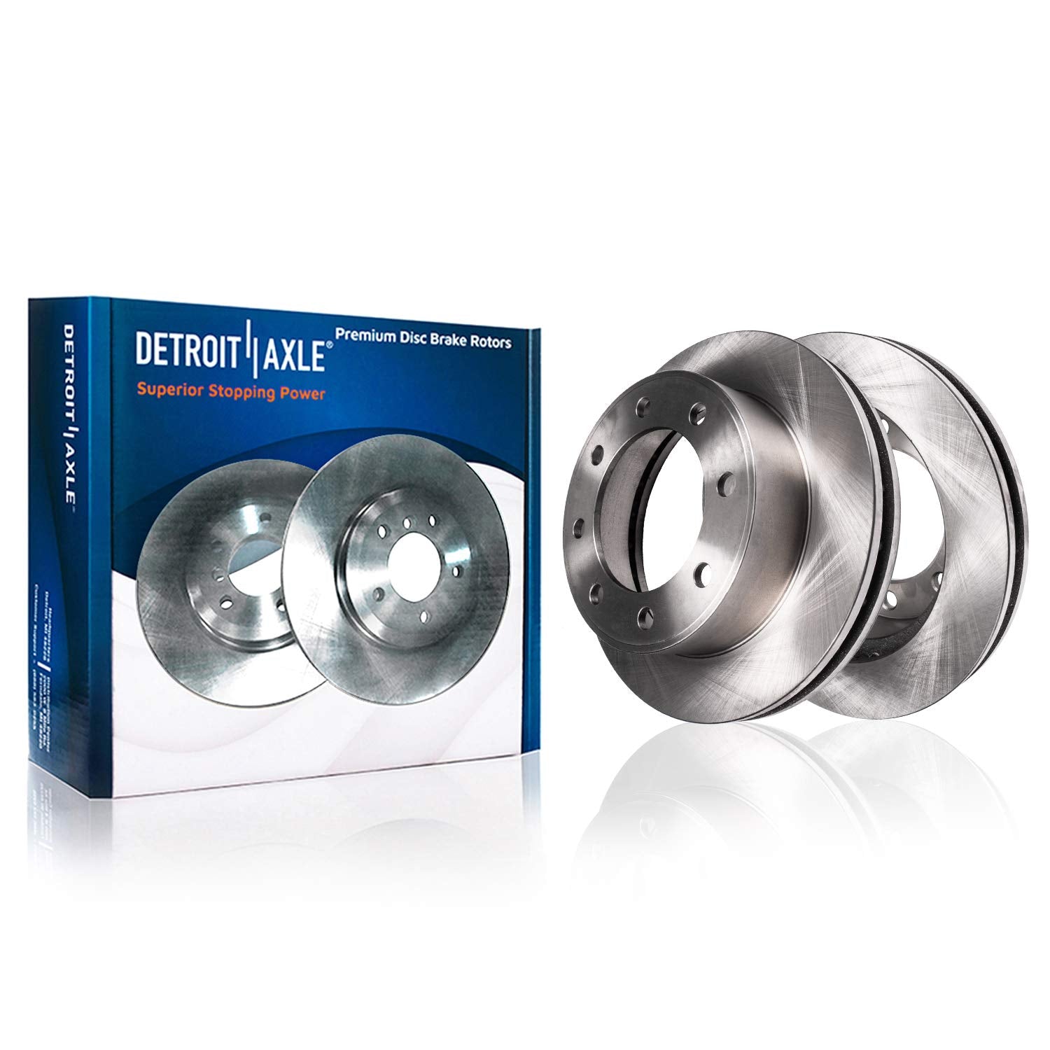 Detroit Axle - Front Brake Rotors Replacement for Cadillac DeVille Chevy GMC Silverado Sierra 1500HD 2500 HD 3500 HD Avalanche S