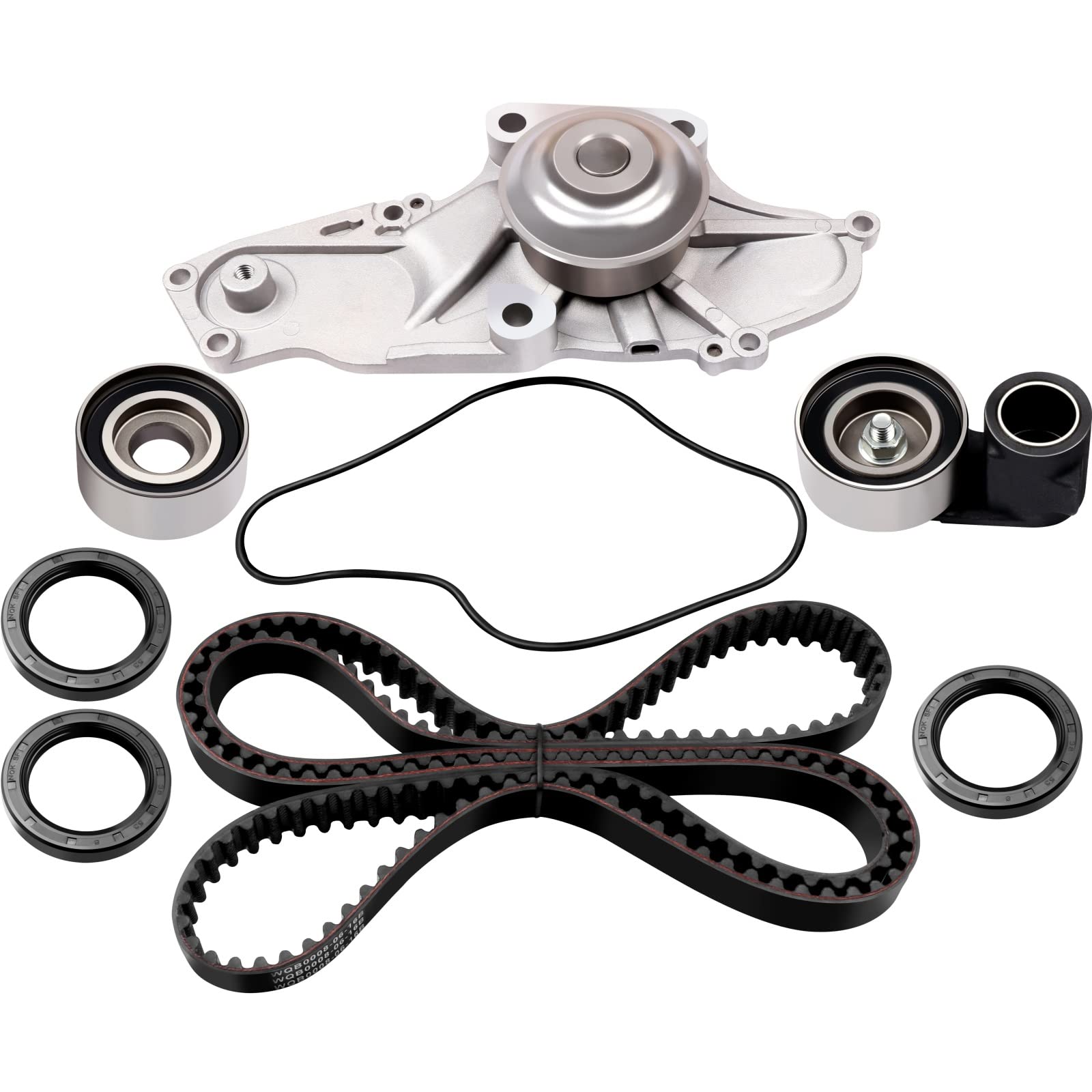 ECCPP Timing Belt Water Pump Kit Fit for 03-13 for Acura MDX 13-18 for Acura RDX 14-15 for Acura RLX 04-14 for Acura TL 03-17 fo