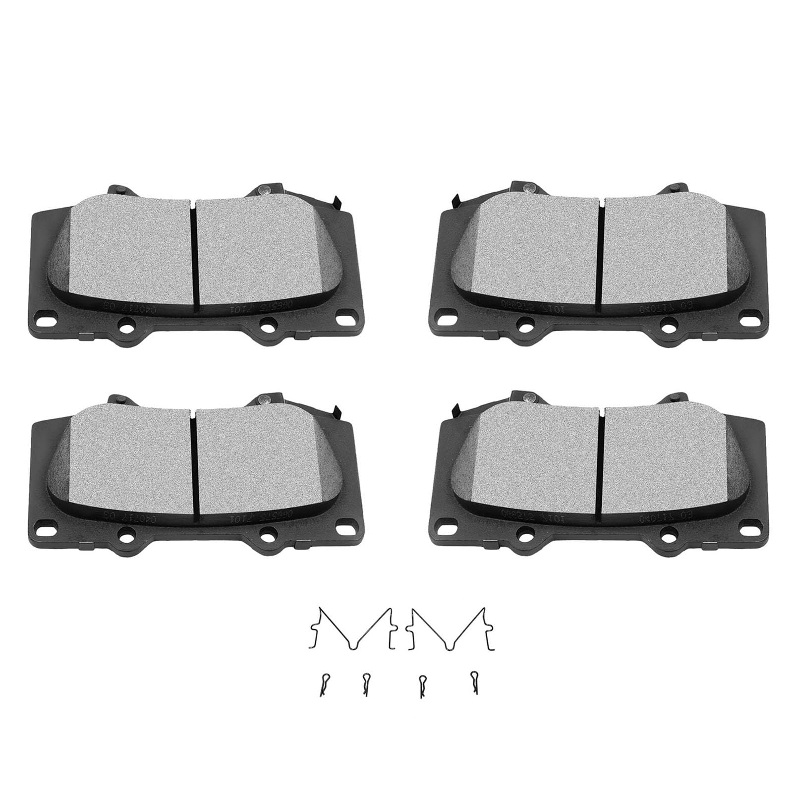 Scitoo D976 Front Ceramic Brake Pads Sets Fit For Lexus Gx460 / Gx470,For Toyota 4Runner / Fj Cruiser/Sequoia,For Toyota Tacoma