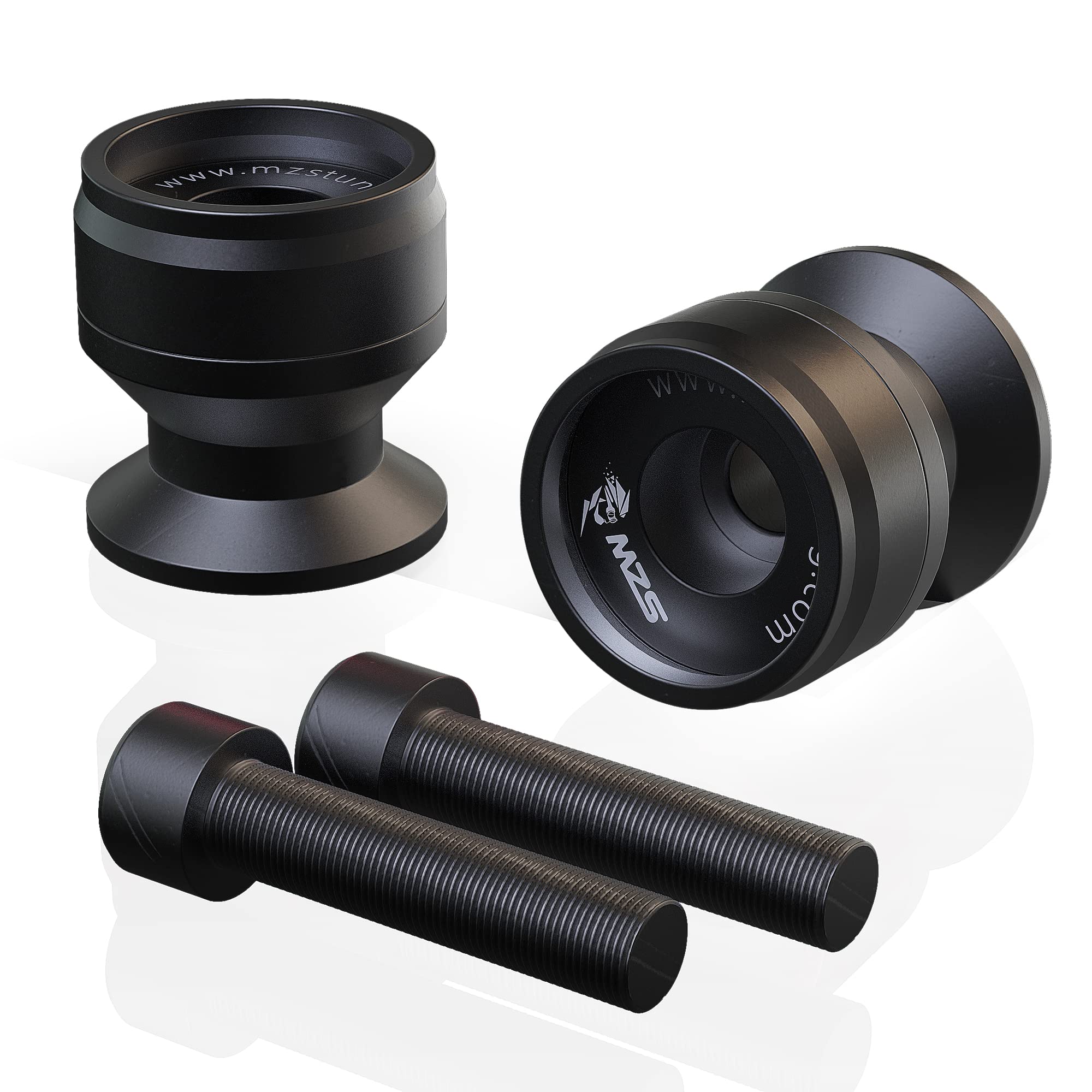 Mzs 8Mm Swingarm Spools Sliders Stand Universal M8 Black Compatible With Cbr 600 F2 F3 F4 F4I Cbr600Rr Cbr1000Rr Gsxr600 Gsxr750