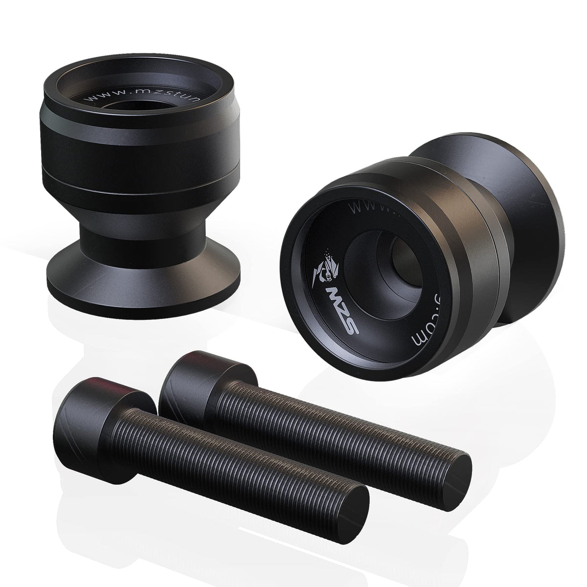 Mzs 8Mm Swingarm Spools Sliders Stand Universal M8 Black Compatible With Cbr 600 F2 F3 F4 F4I Cbr600Rr Cbr1000Rr Gsxr600 Gsxr750