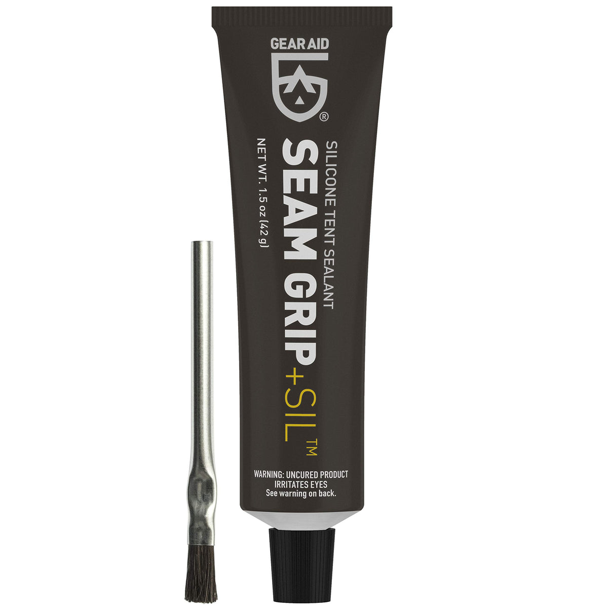 Gear Aid Seam Grip Sil Silicone Sealant For Silnylon Tents And Tarps, Clear, 1.5 Oz (10440)
