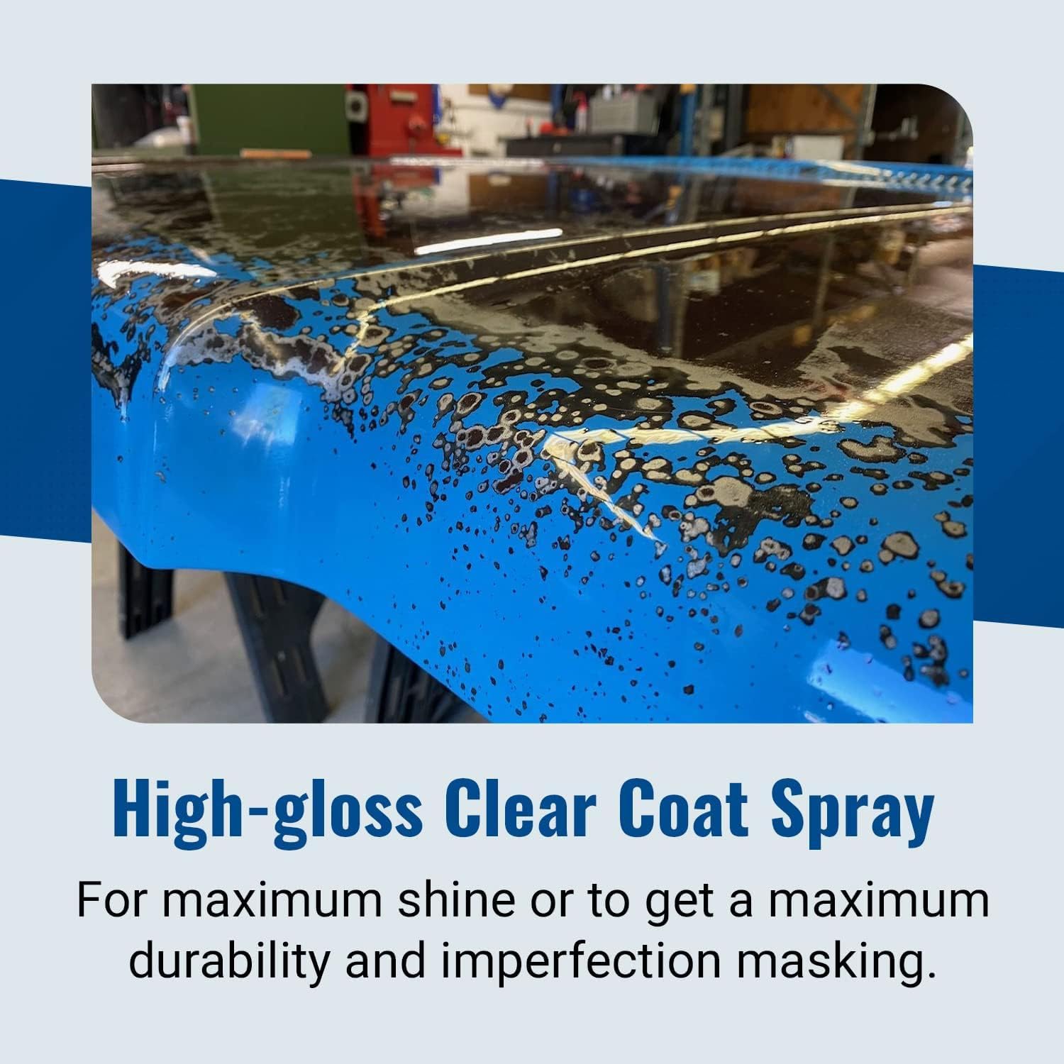 Eastwood 2K Aerosol Spray | Clear Coat Automotive Paint Aerosol Spray With Long-Lasting And Durable Finish 12 Oz Can | Clear Coa