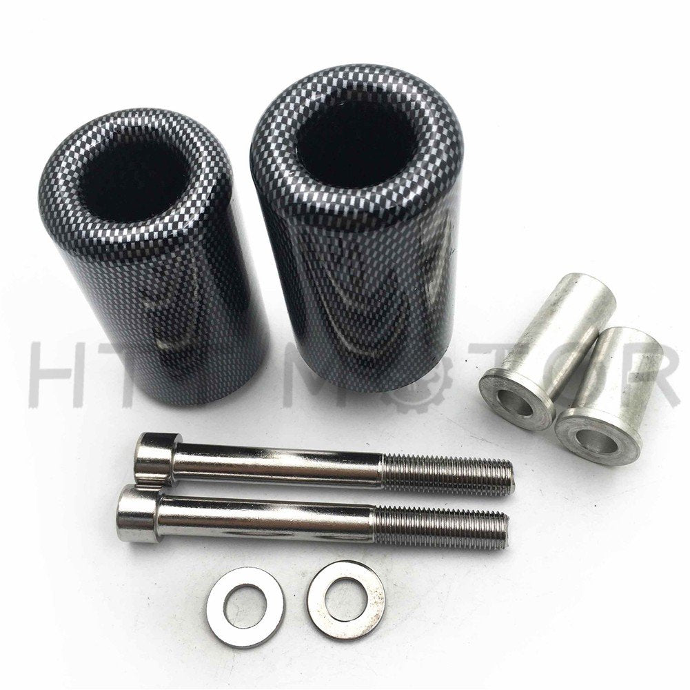 Httmt Mt219-039-Cn No Cut Frame Slider Crash Protector Compatible With 2007 2008 Suzuki Gsxr 1000 Gsx-R Carbon