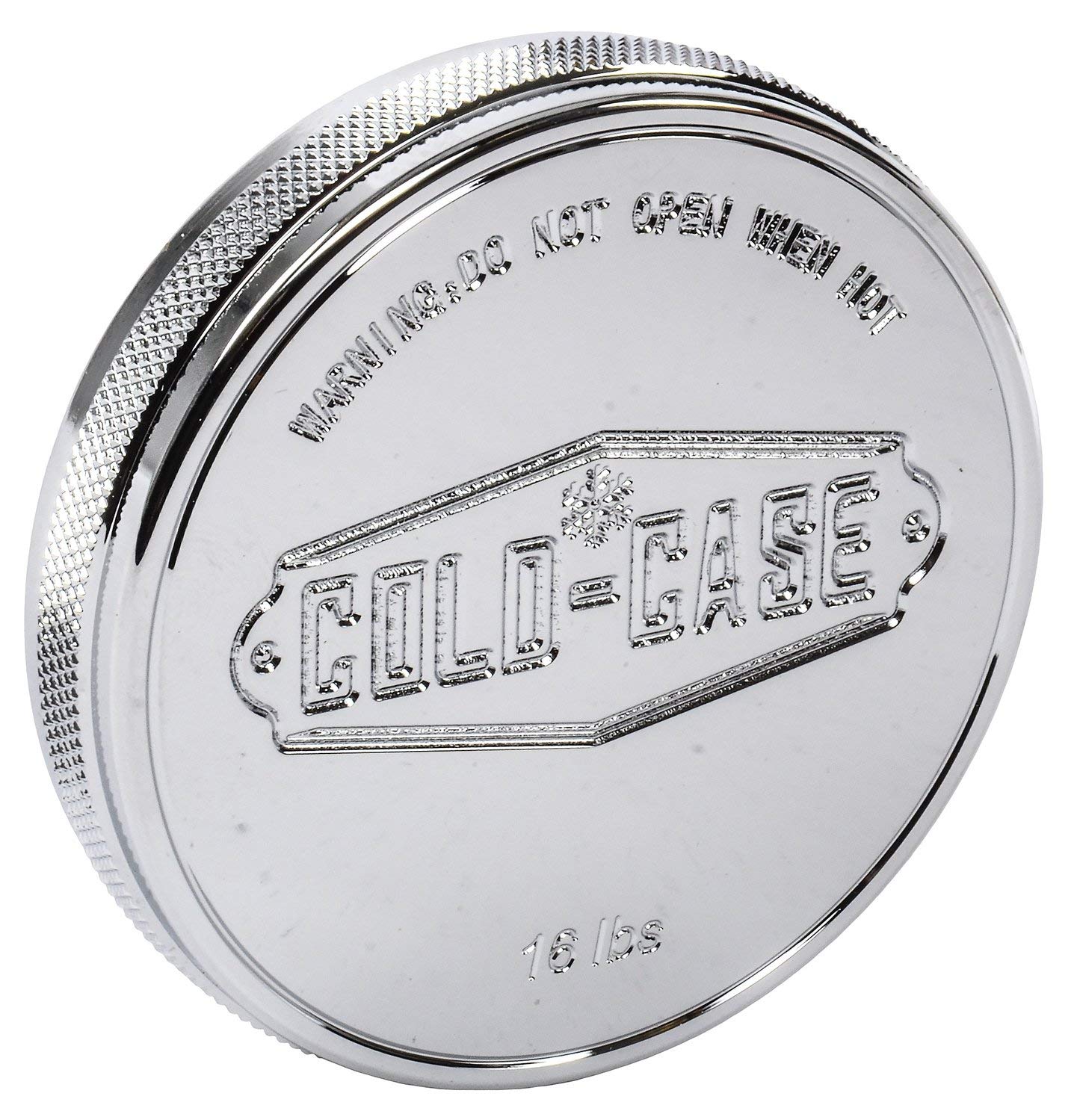 COLD CASE RADIATORS Radiator Cap Billet Polished, Silver (RC100)