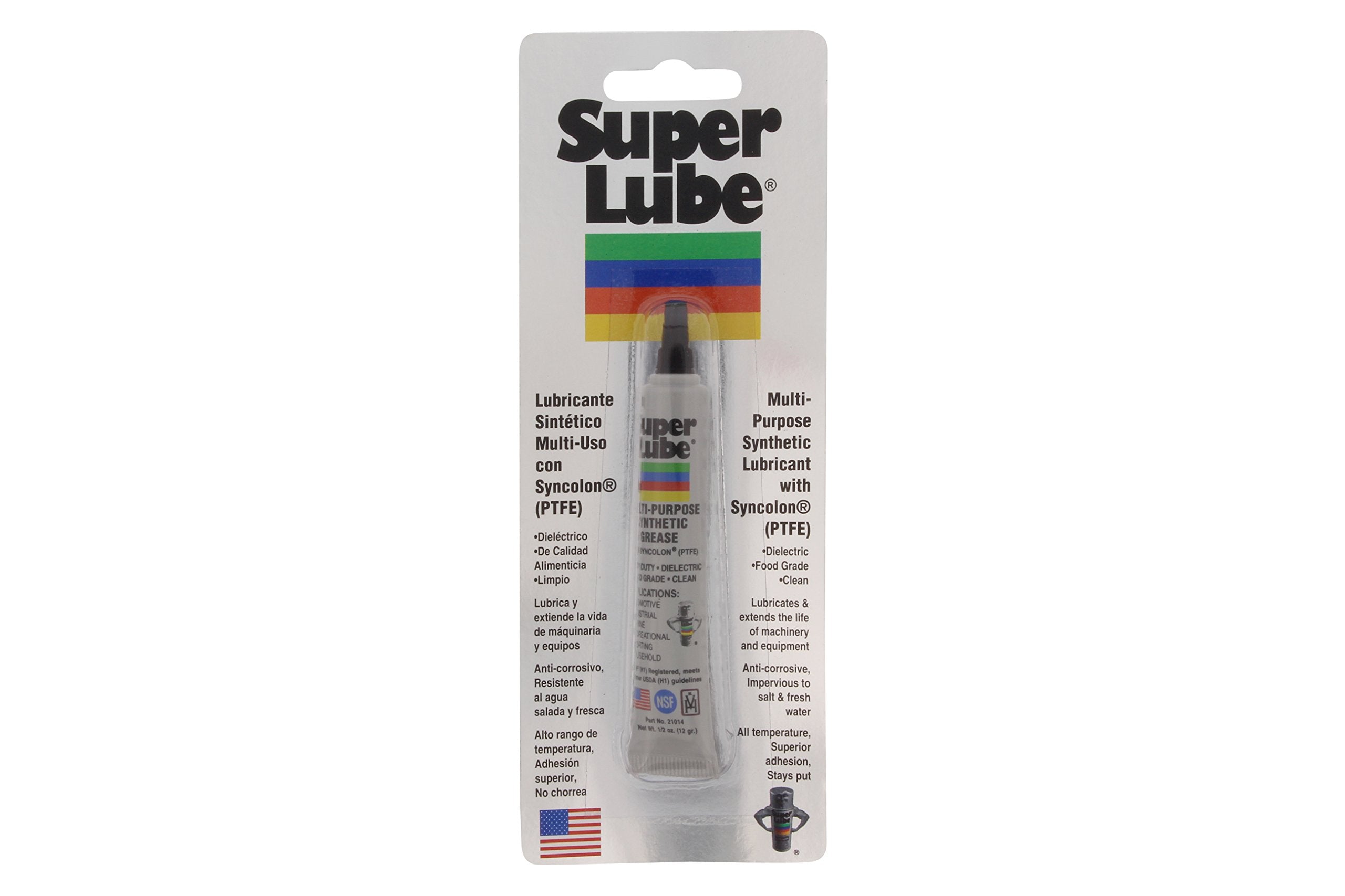 Super Lube Multi-Purpose Grease 0.5 Oz. Translucent White Color
